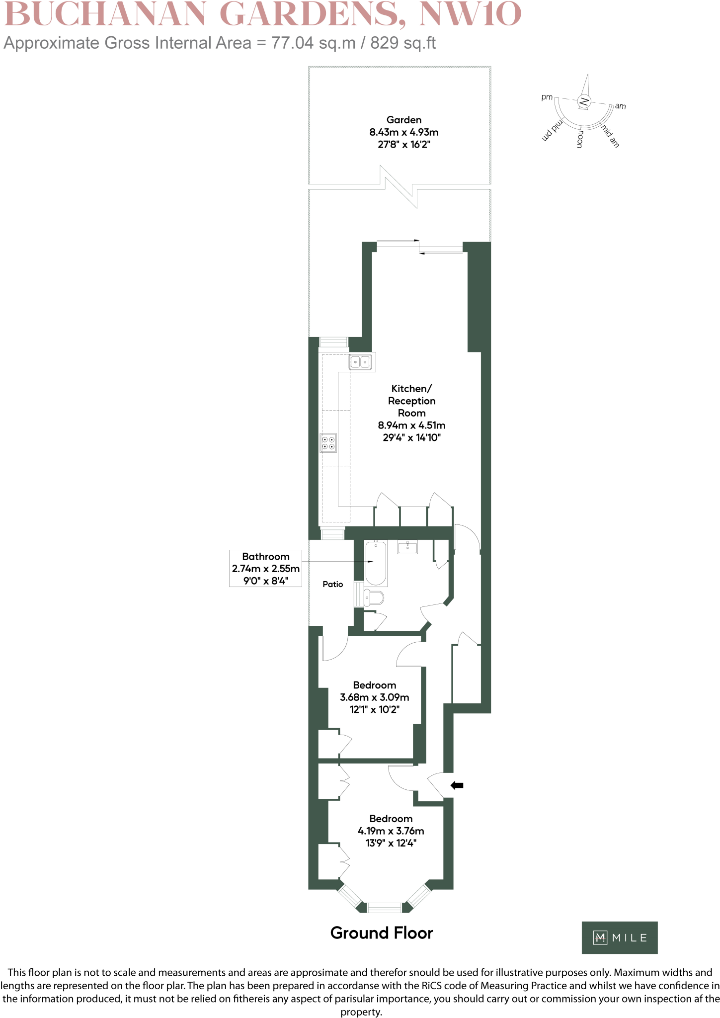 Buchanan Gardens, Kensal Rise NW10 floorplan