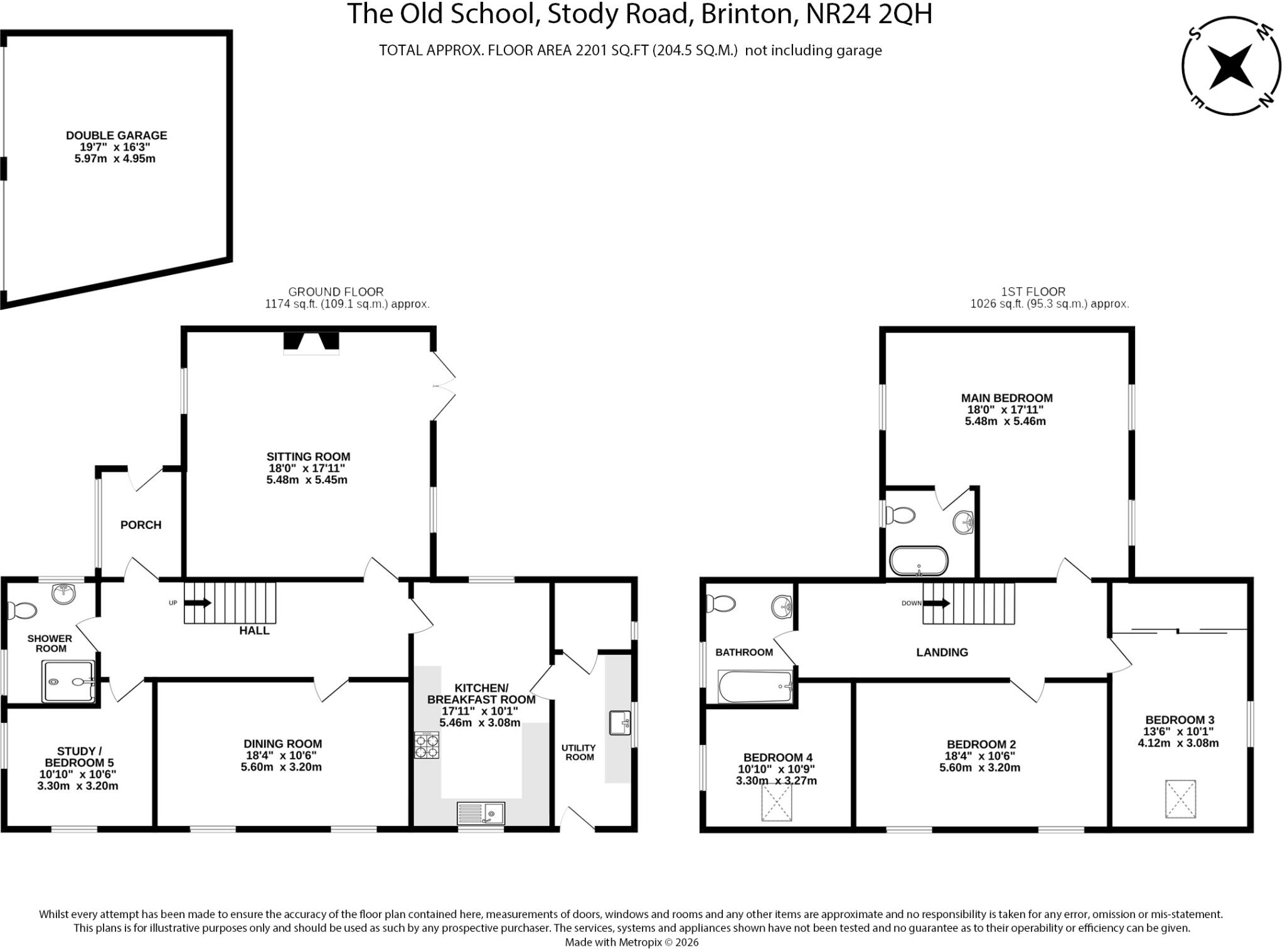 Stody Road, Brinton, Norfolk, NR24 floorplan