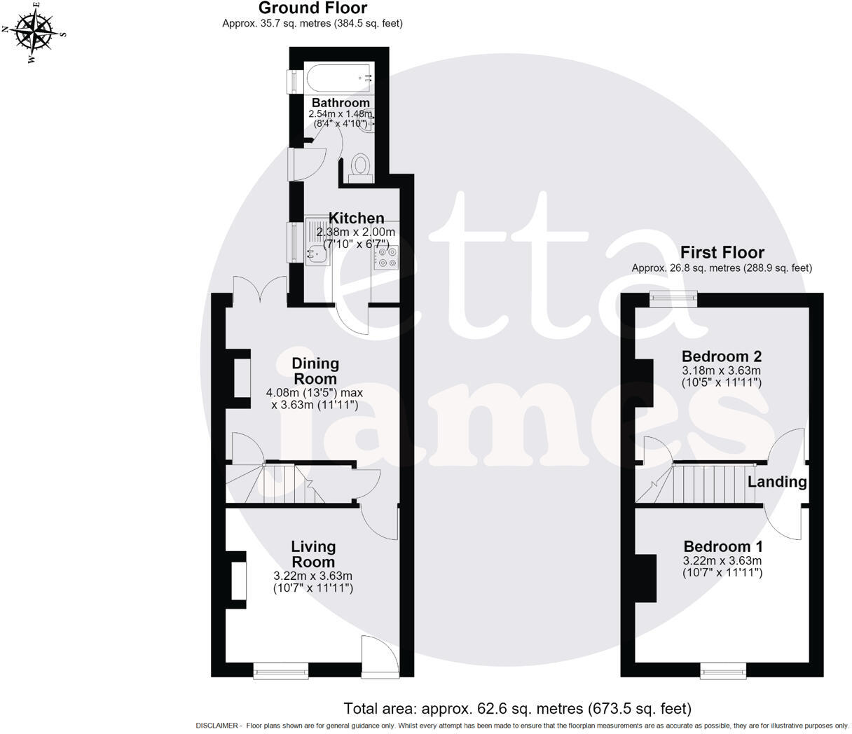 East Grove, Leamington Spa floorplan