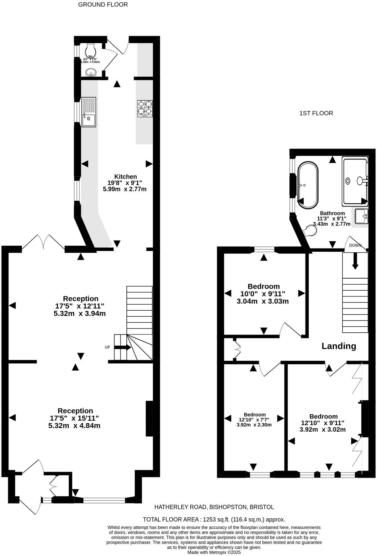 Hatherley Road, Bishopston, Bristol floorplan