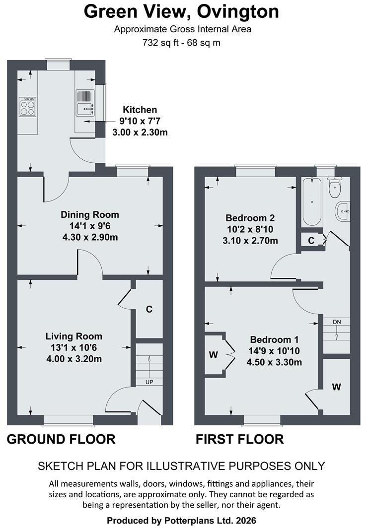 Green View, Ovington, Richmond floorplan