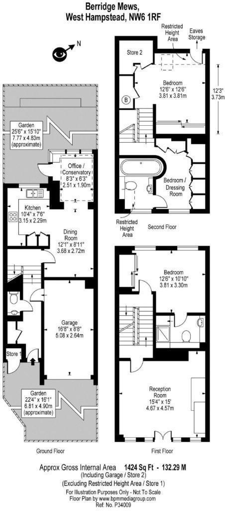 Berridge Mews, West Hampstead, London, NW6 floorplan