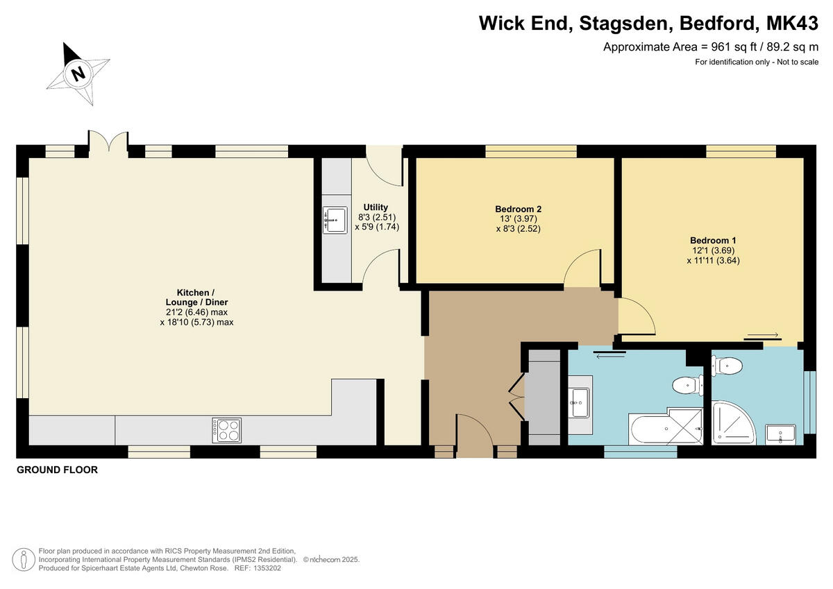 Wick End, Stagsden floorplan