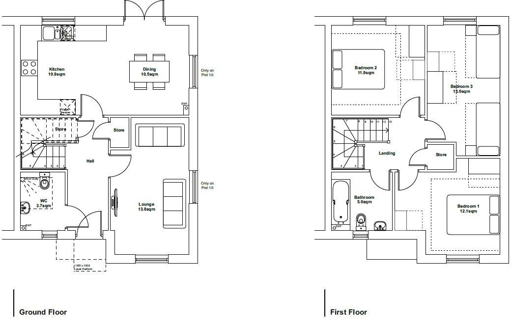 Dayleston Park, Alderton - Shared ownership floorplan