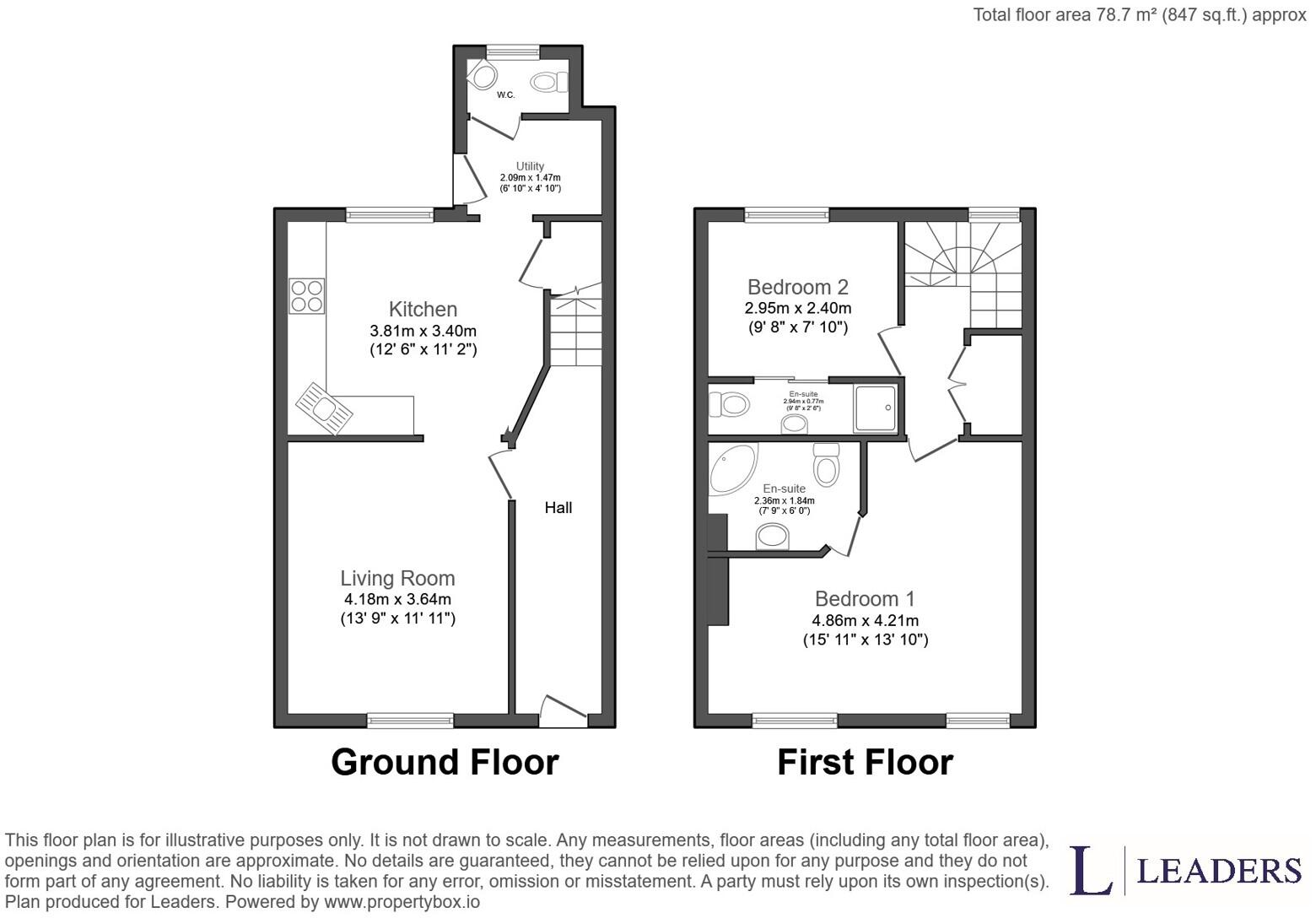 Brook Street, Derby, Derbyshire, DE1 floorplan