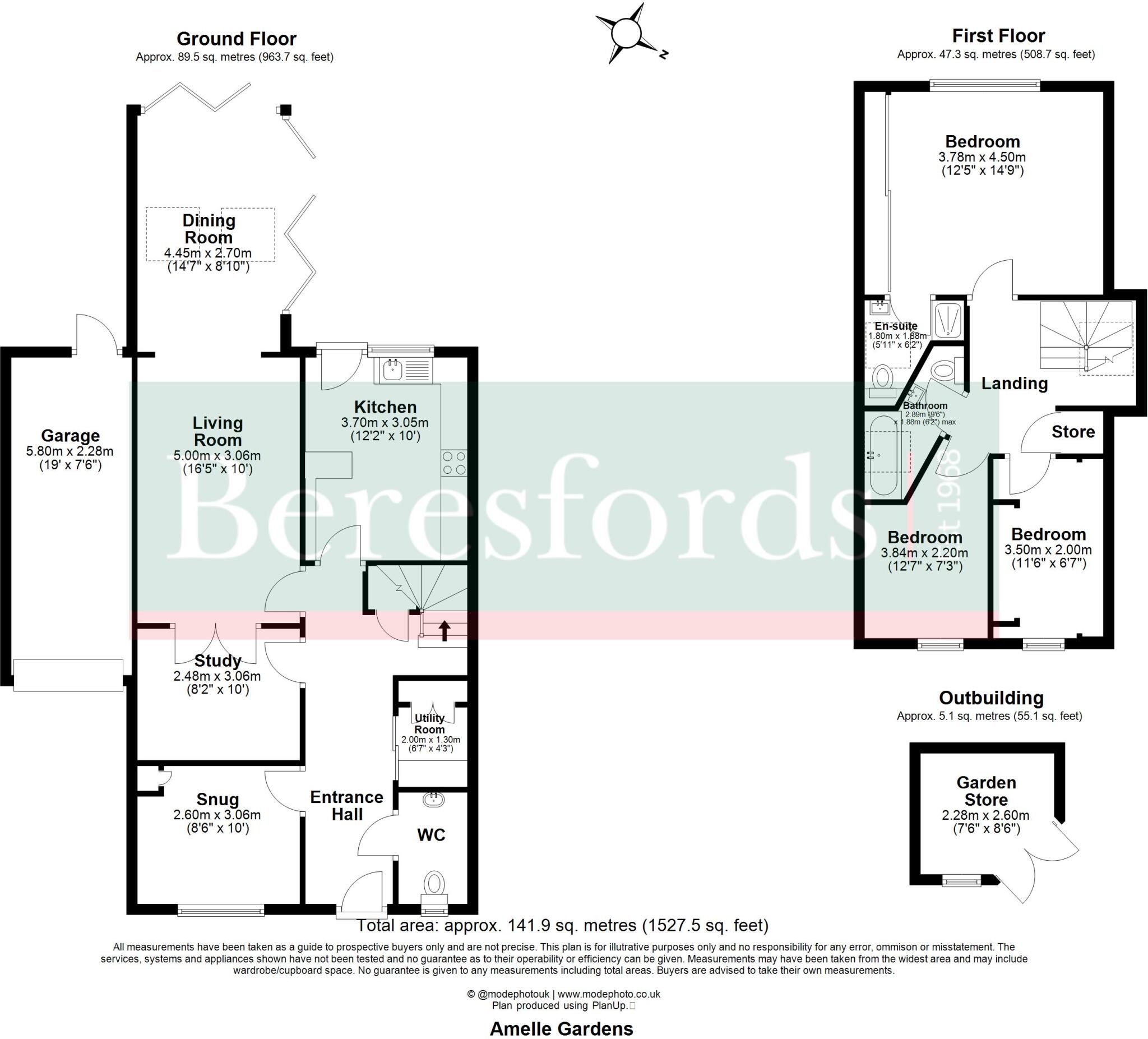 Amelle Gardens, Romford, RM3 floorplan