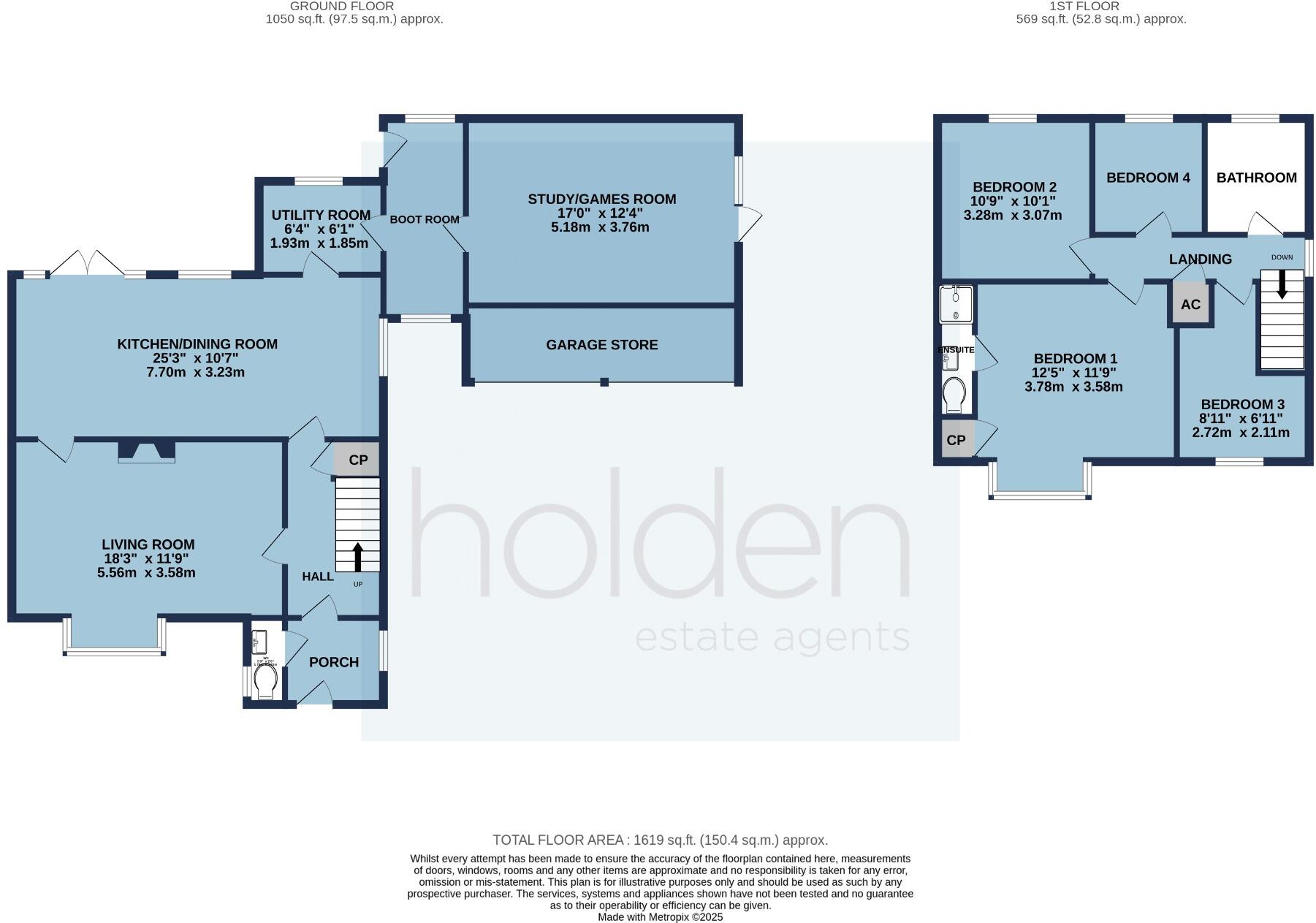 Captains Wood Road, Great Totham floorplan