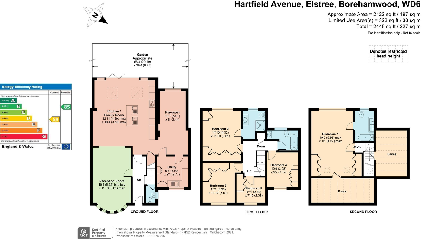 Hartfield Avenue, Elstree floorplan