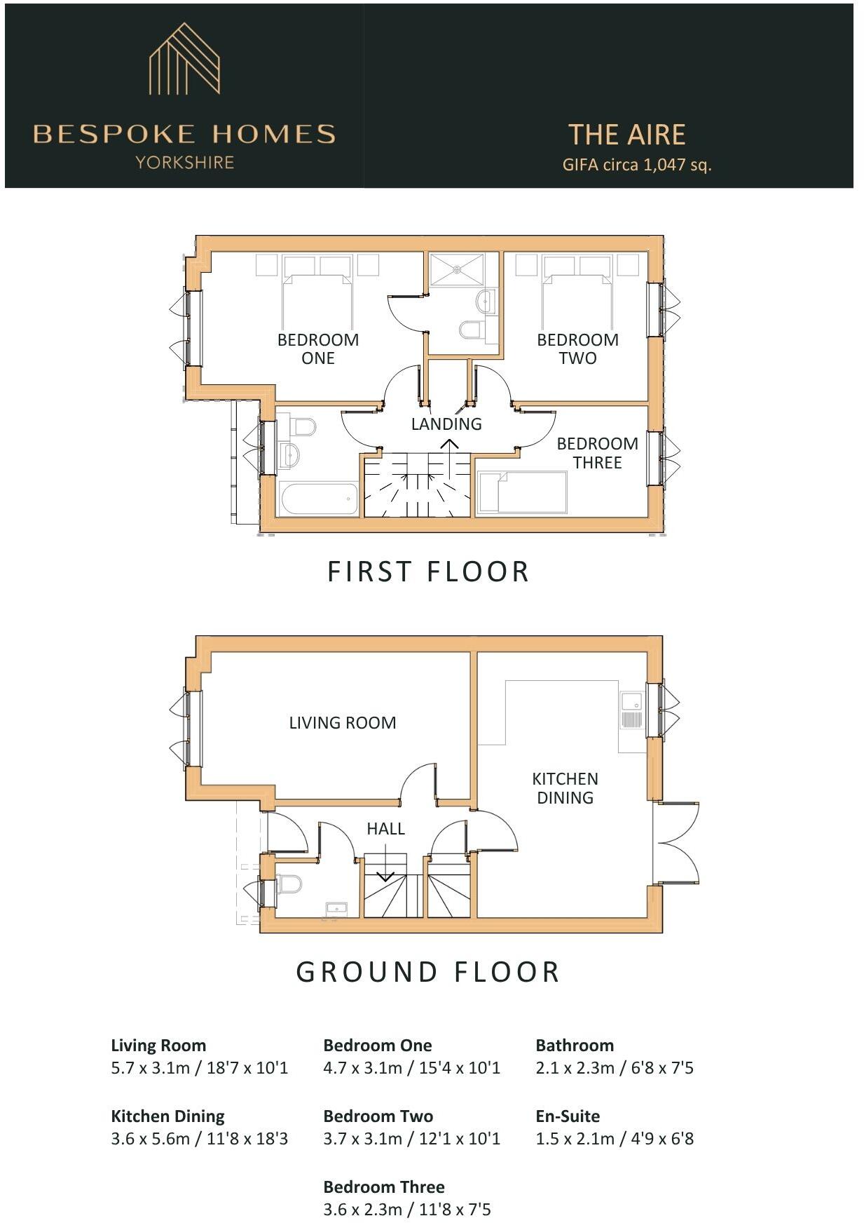 Plot 4, The Aire, Derwent Grange, Highfield Road, Bubwith, YO8 floorplan