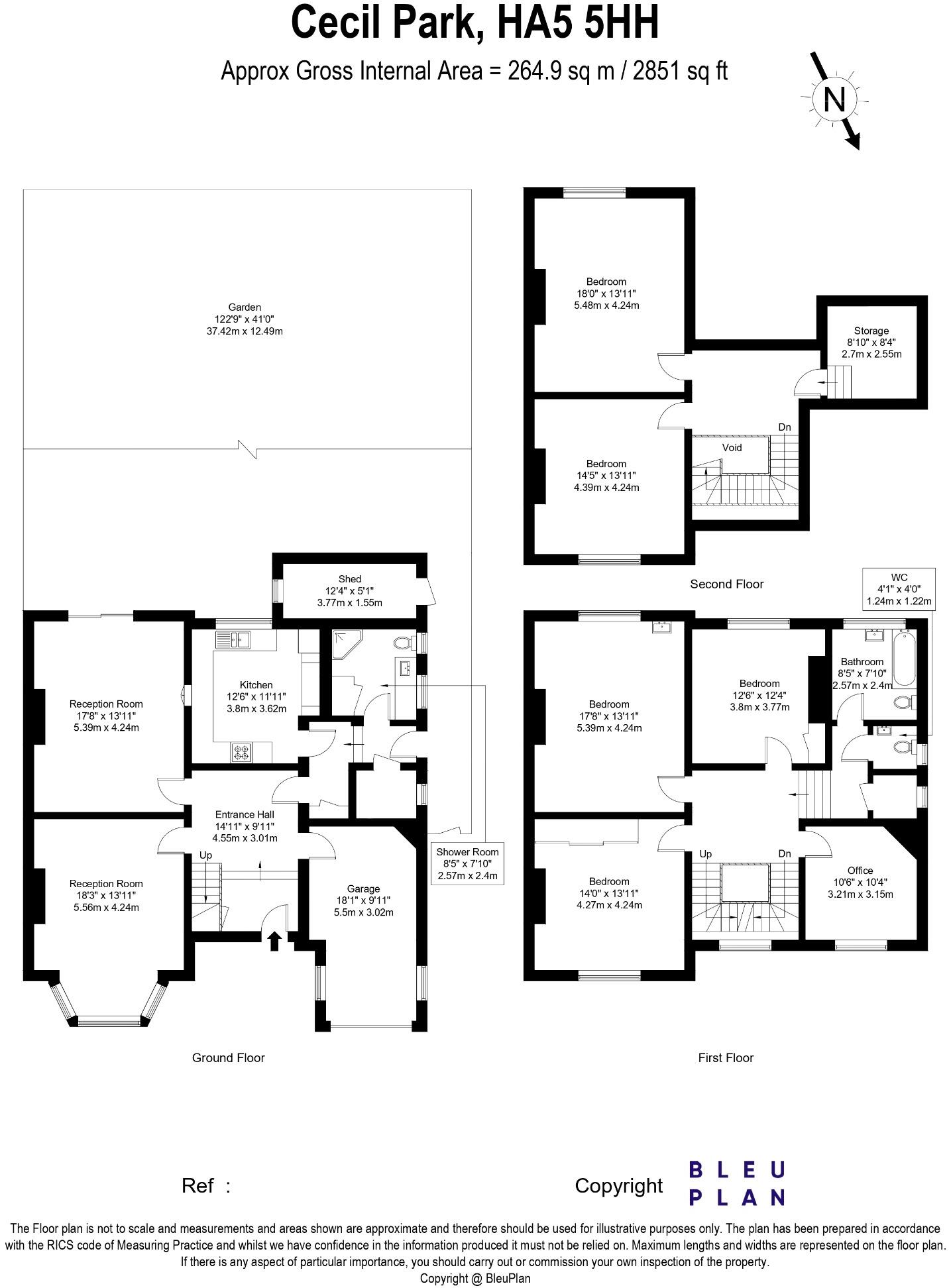Cecil Park, Pinner floorplan