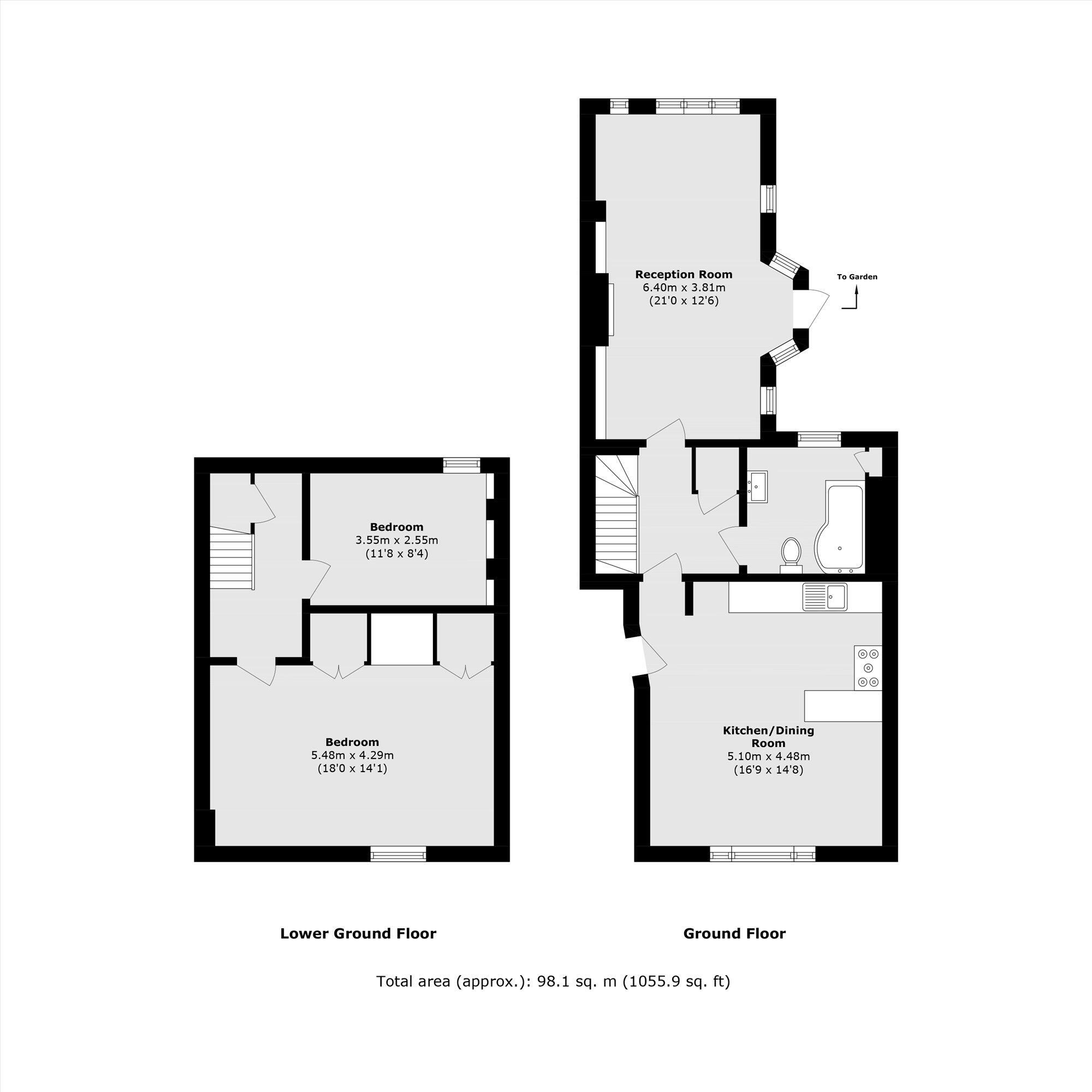 North Cross Road, East Dulwich floorplan