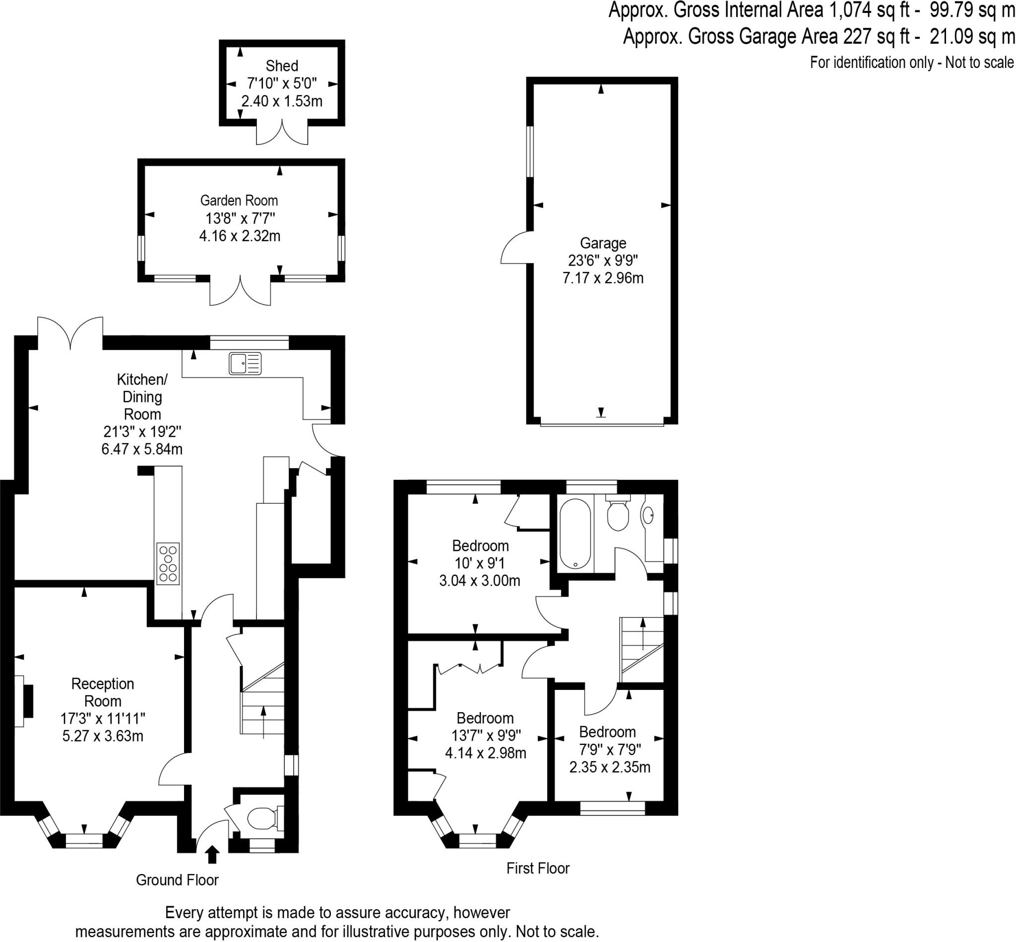 Tewkesbury Close, Byfleet, West Byfleet, Surrey, KT14 floorplan