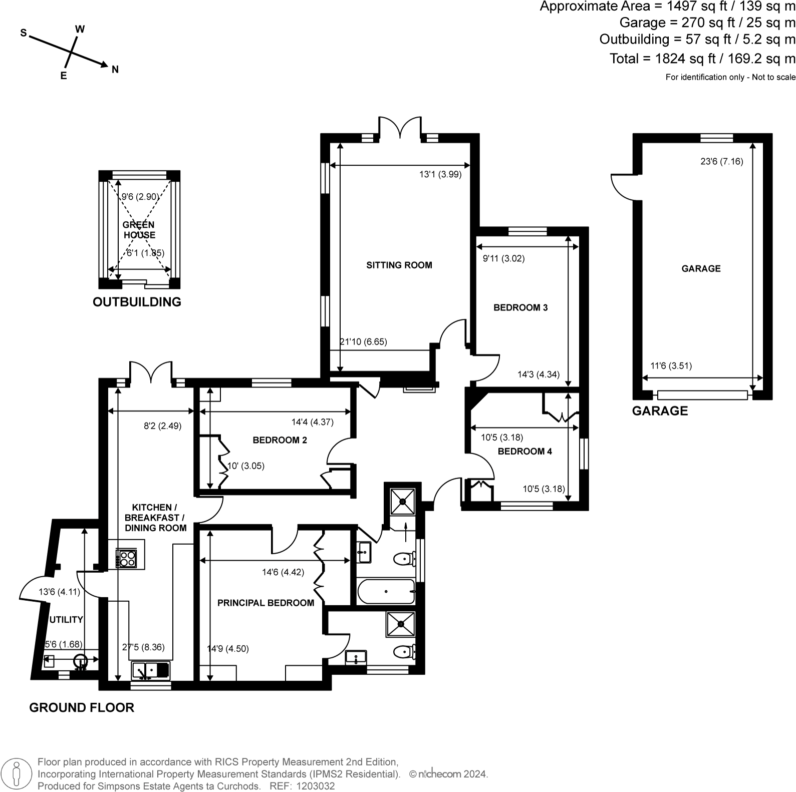Norrels Drive, East Horsley, KT24 floorplan