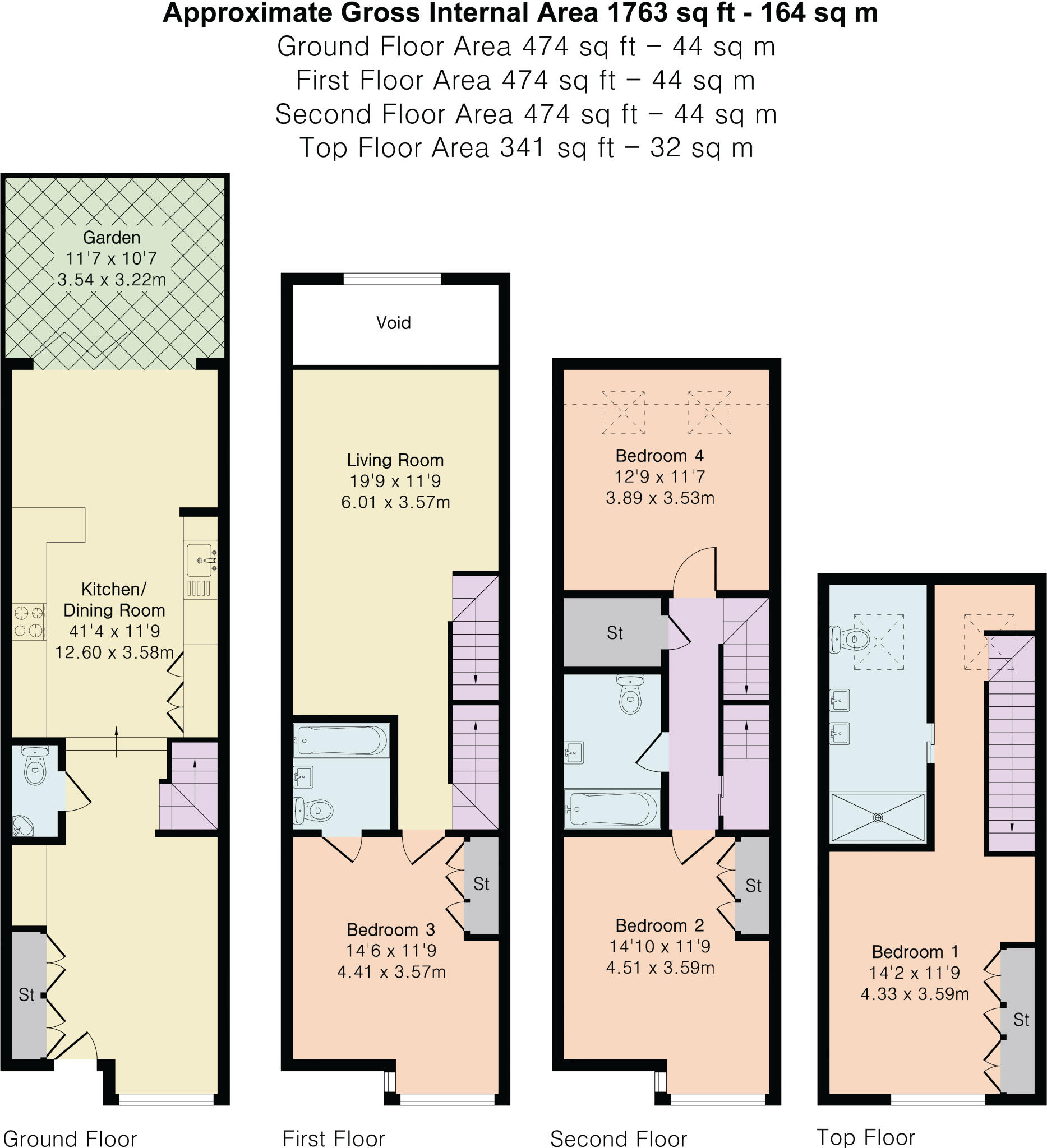 New Road, London, N8 floorplan