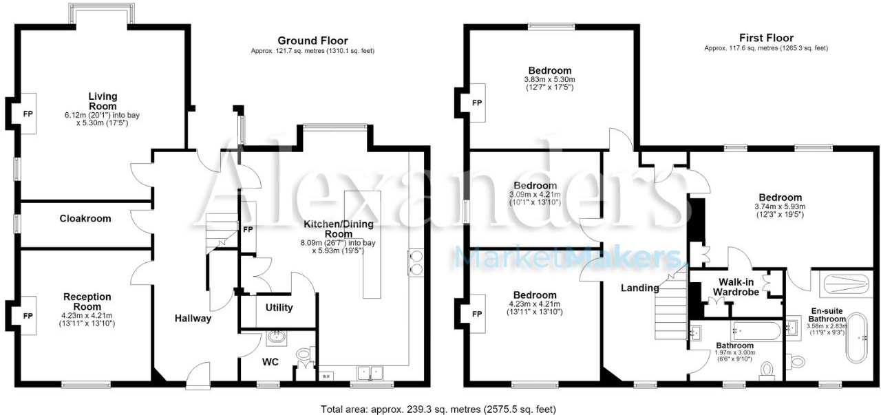 Dairy Lane, Hose floorplan