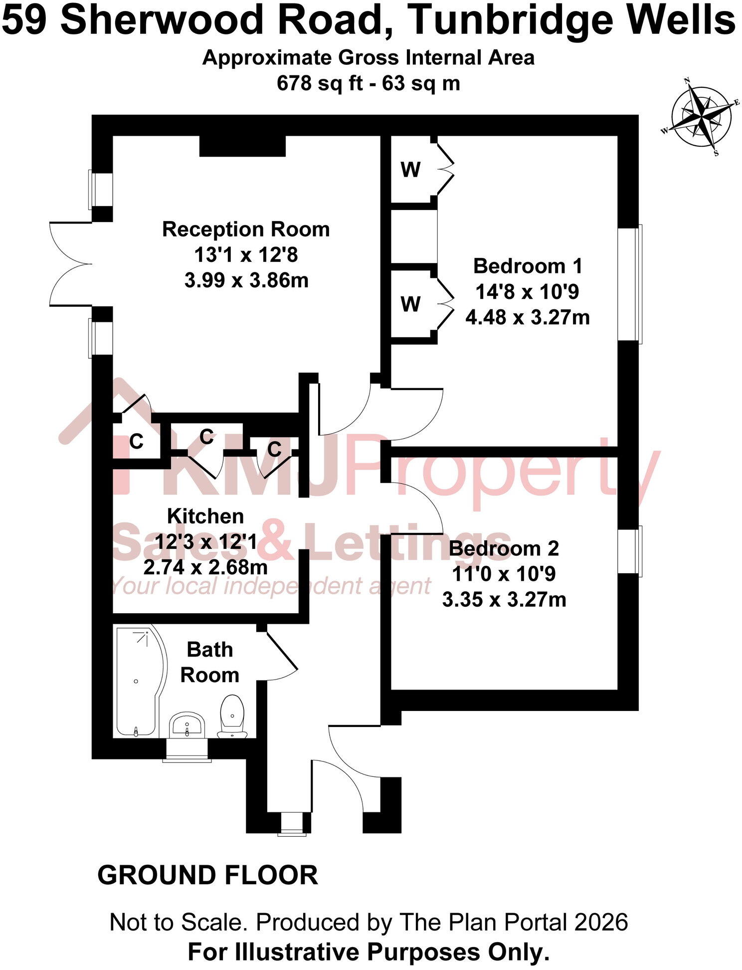 Sherwood Road, Tunbridge Wells floorplan