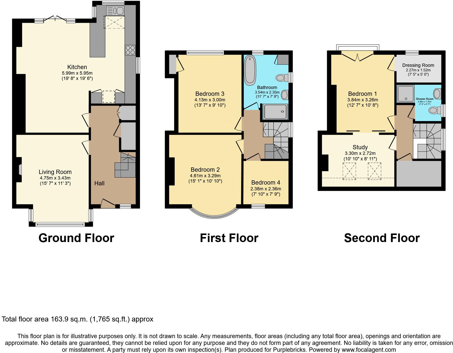 Ruskin Walk, London, SE24 floorplan
