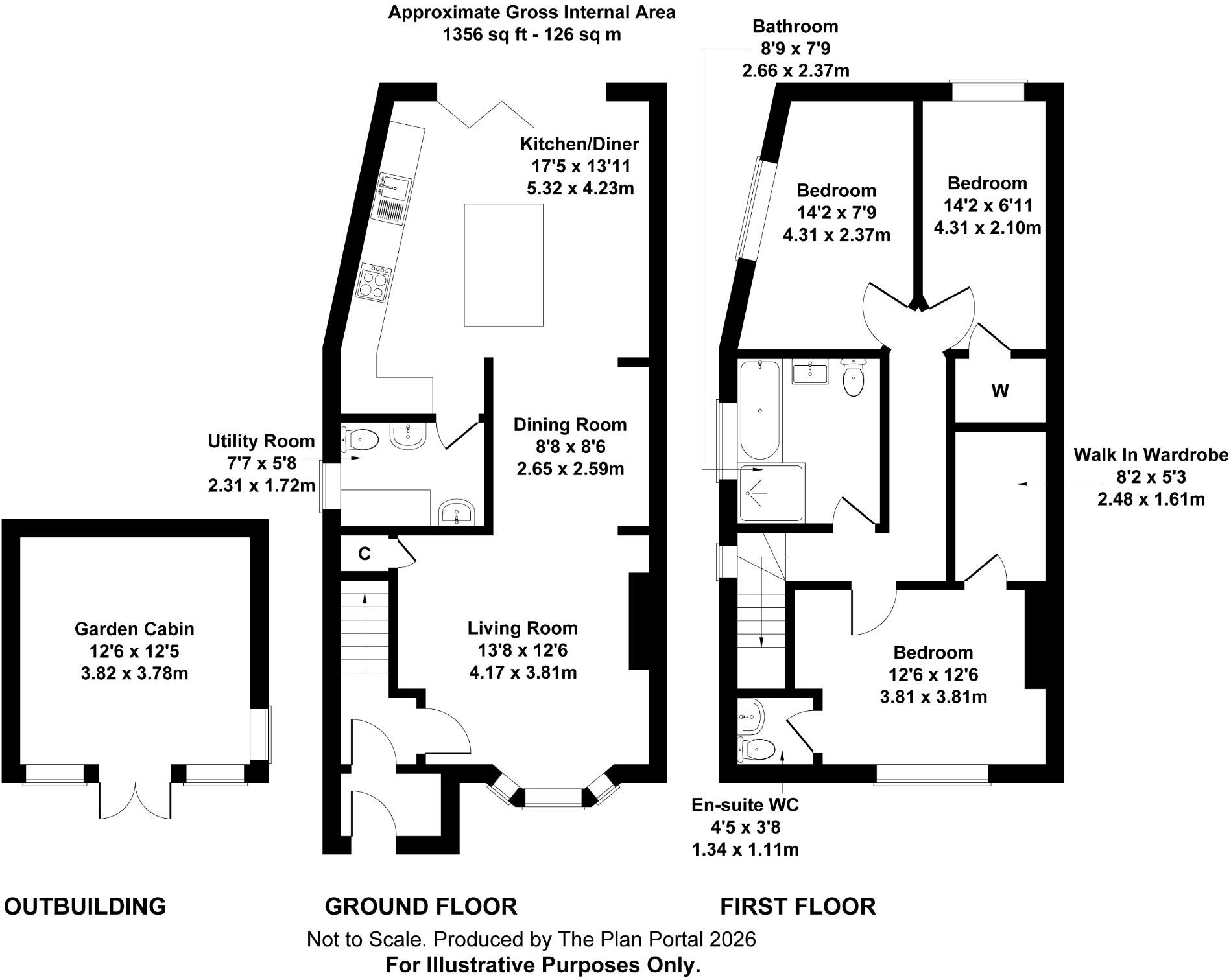 off Hithermoor Road, Stanwell Moor. floorplan