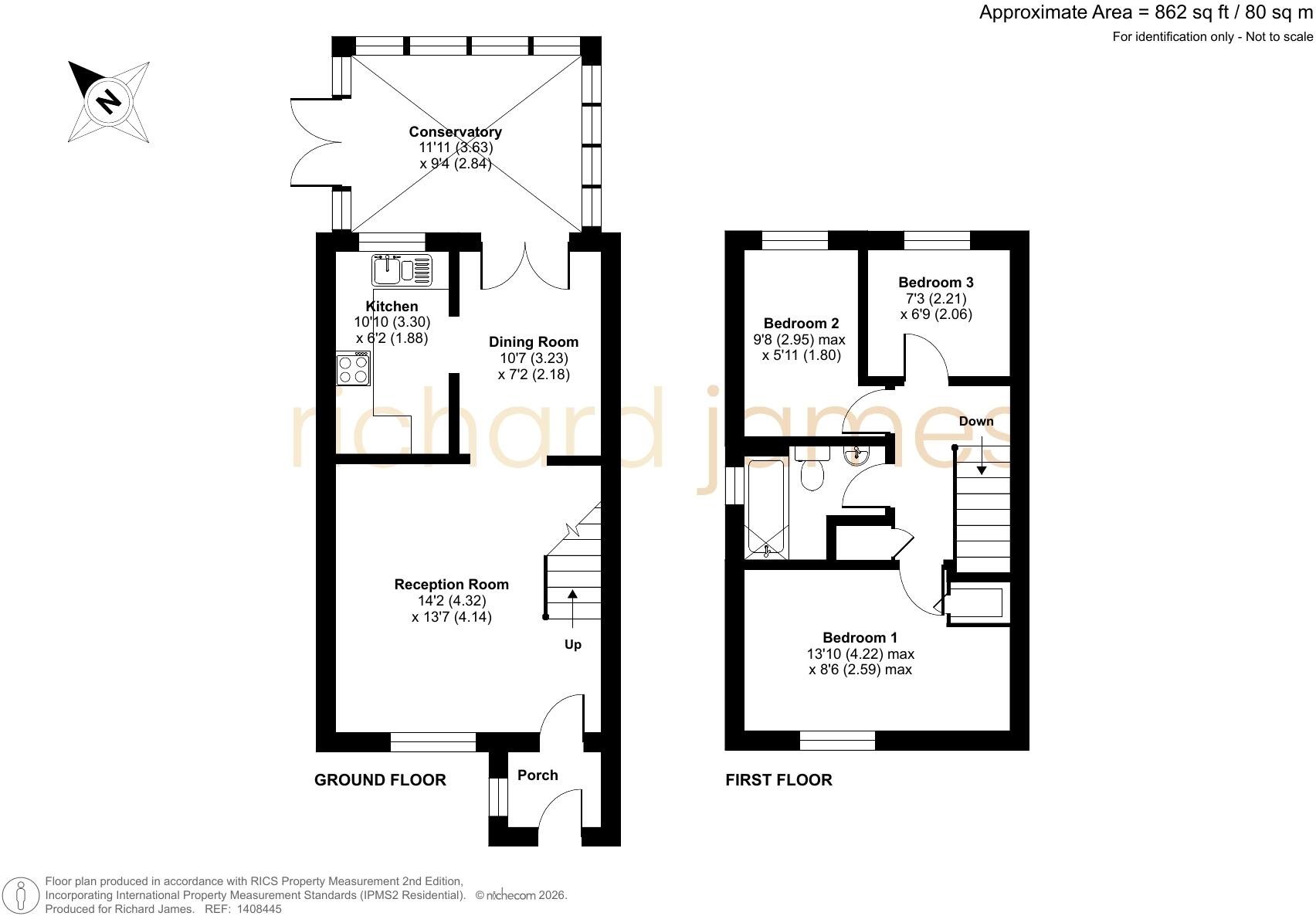Kerry Close, Ramleaze, Swindon, SN5 floorplan