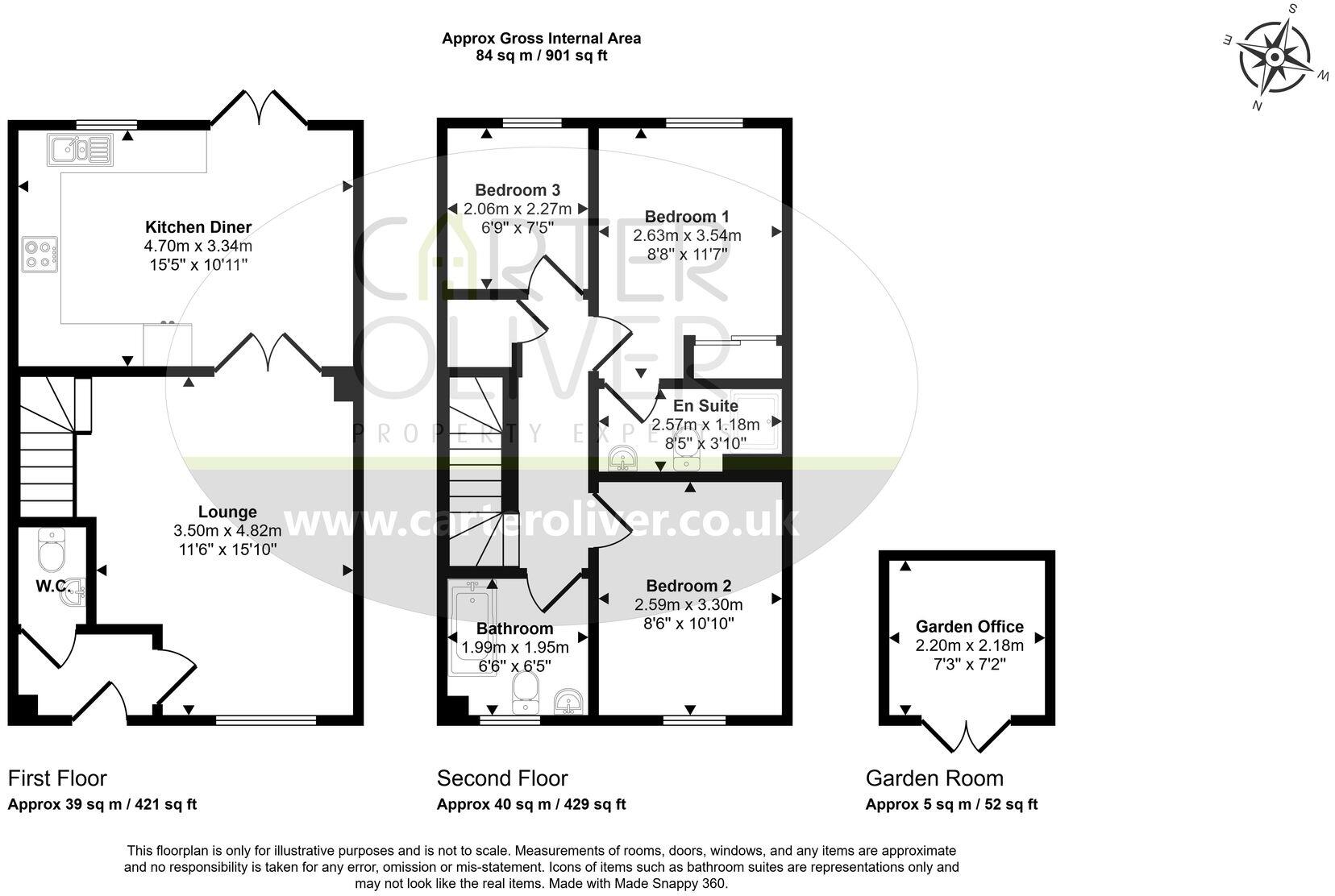 Park Road, Lutterworth, LE17 floorplan