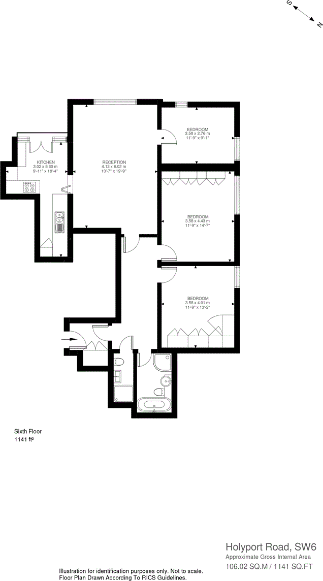Rosebank, Holyport Road, London, SW6 floorplan
