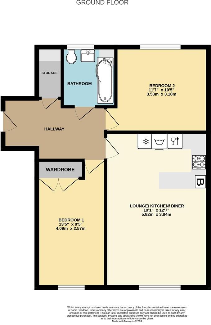 Taunton Road, Bridgwater floorplan
