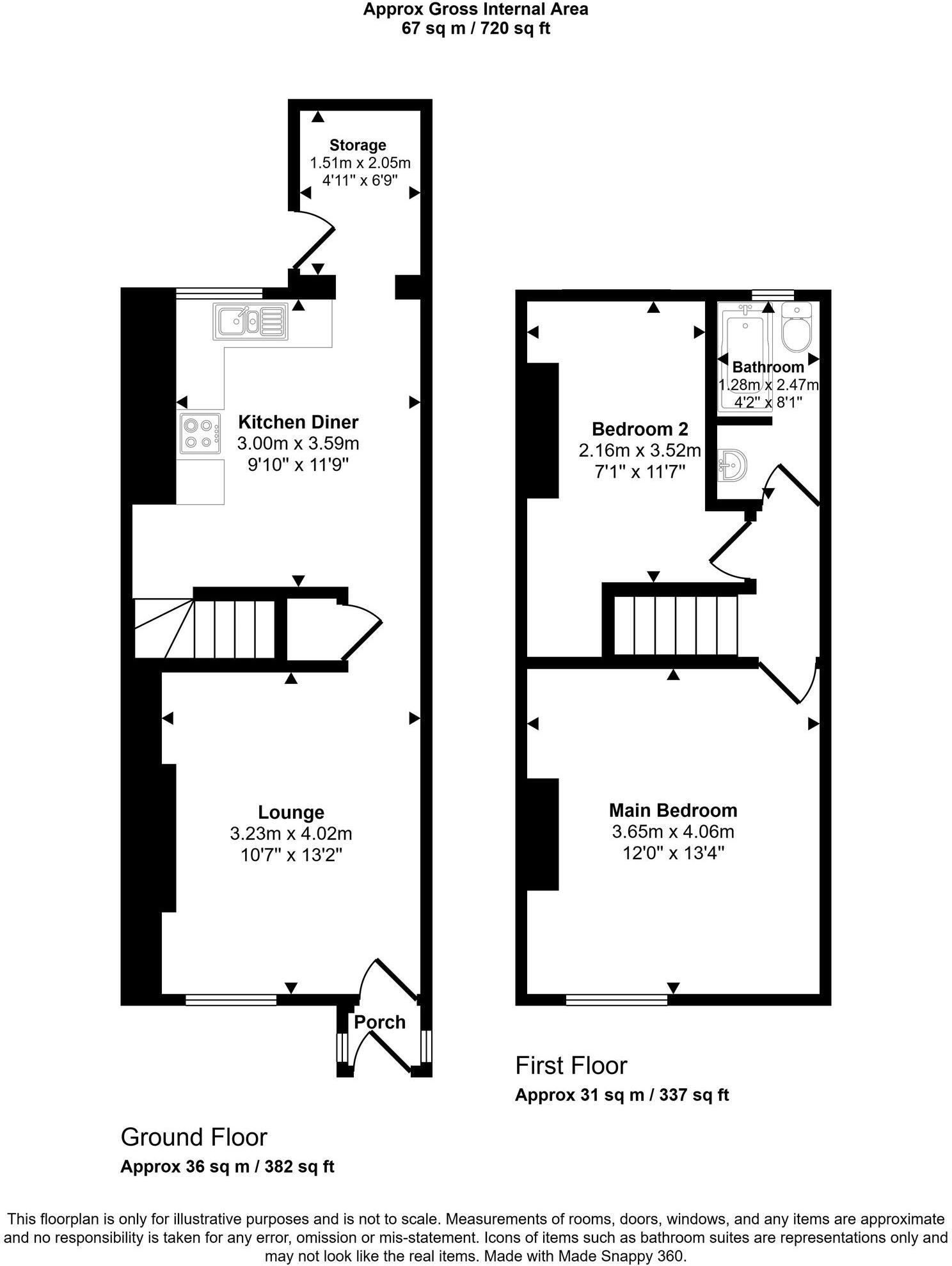 Leigh Road, Hindley Green, WN2 floorplan