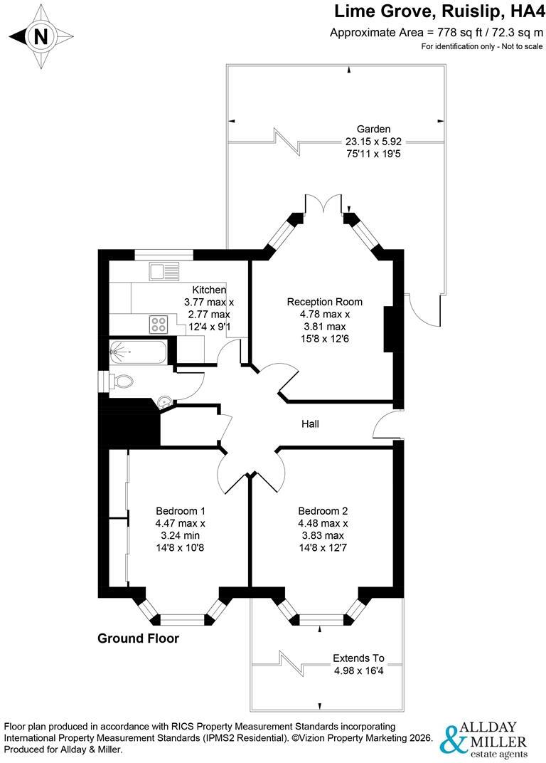 Lime Grove, Ruislip floorplan