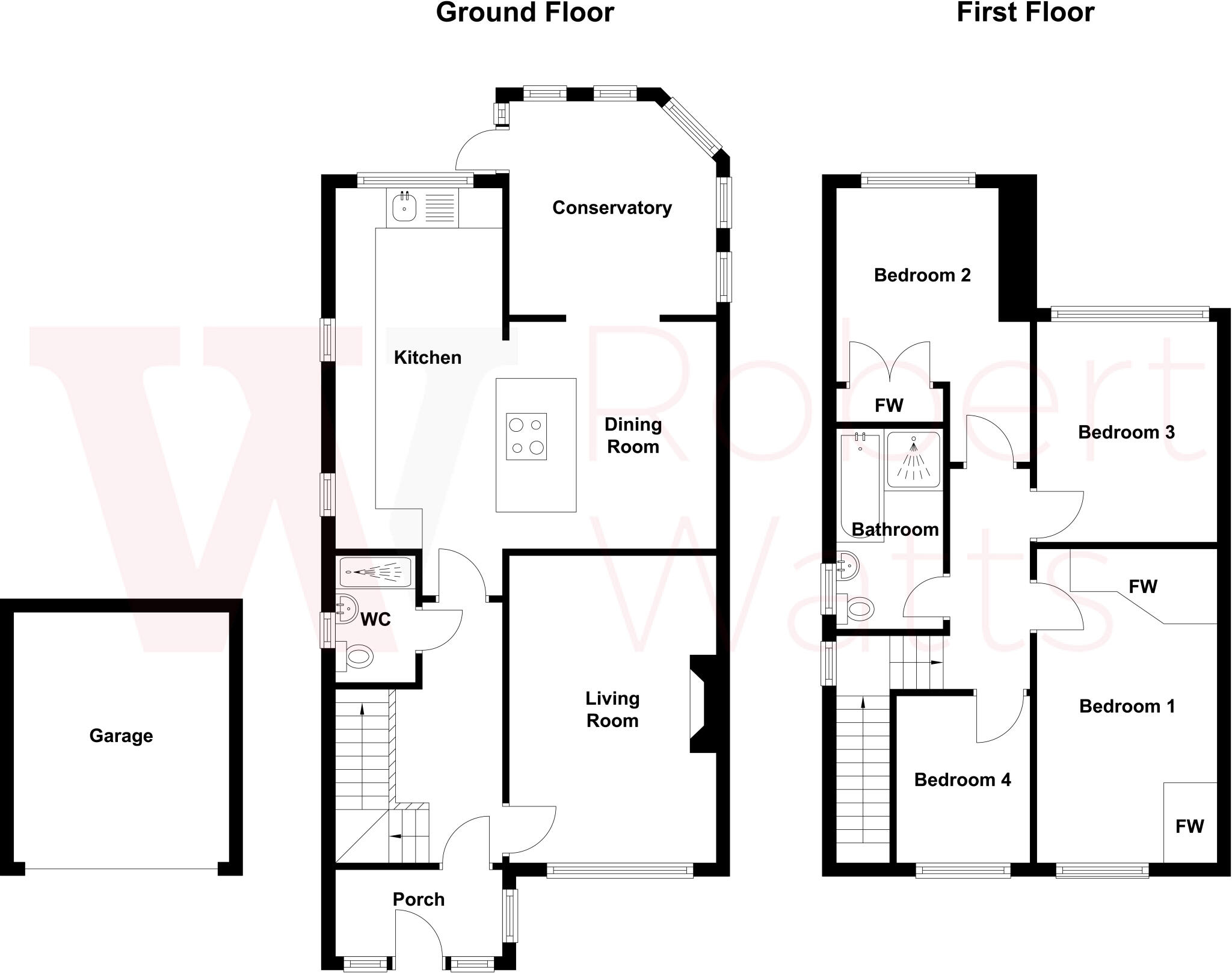 Stoney Croft, Little Gomersal, Cleckheaton, BD19 floorplan