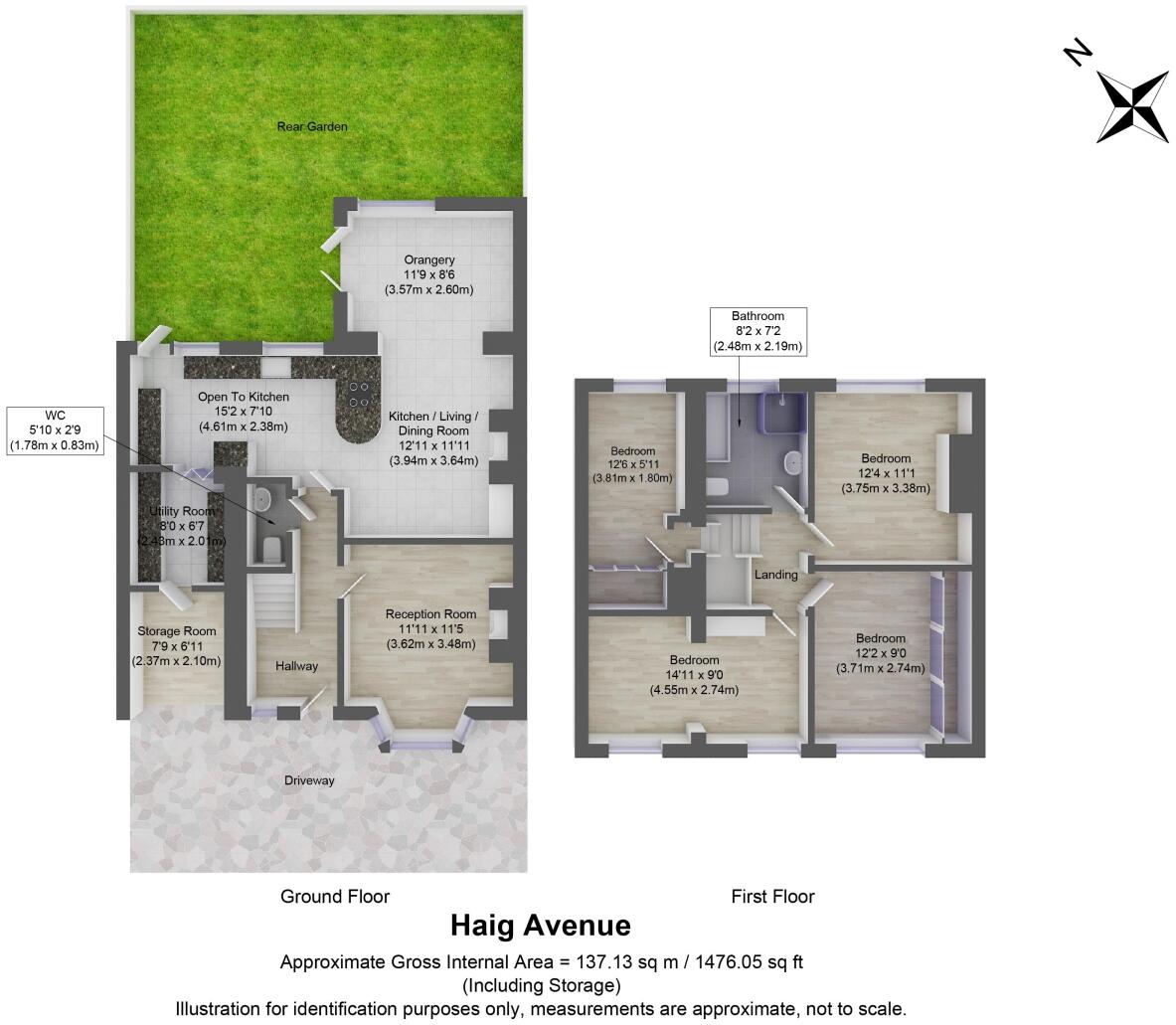 Haig Avenue, Whitley Bay, NE25 floorplan