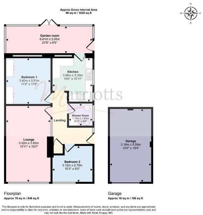 Gardenia Grove, Nottingham, Nottinghamshire, NG3 floorplan