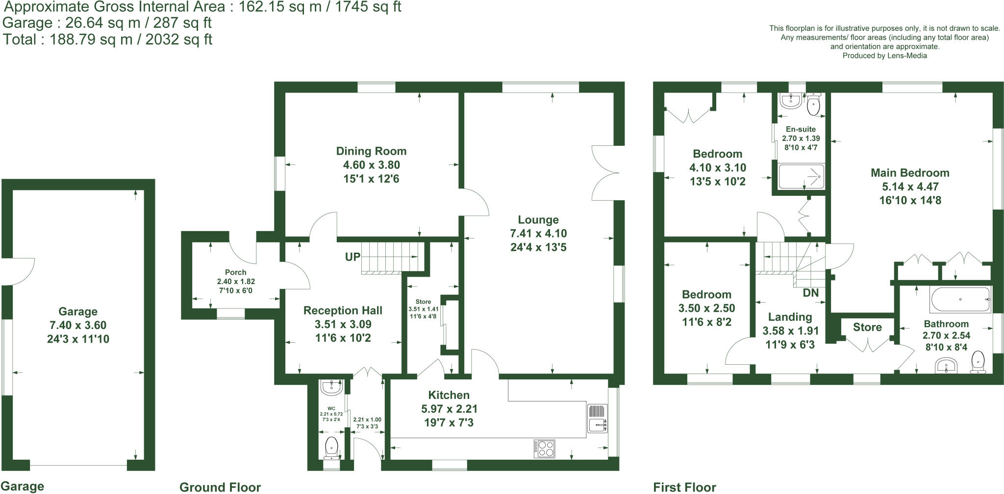 Cunliffe Lane, Wiswell, Clitheroe, Lancashire floorplan