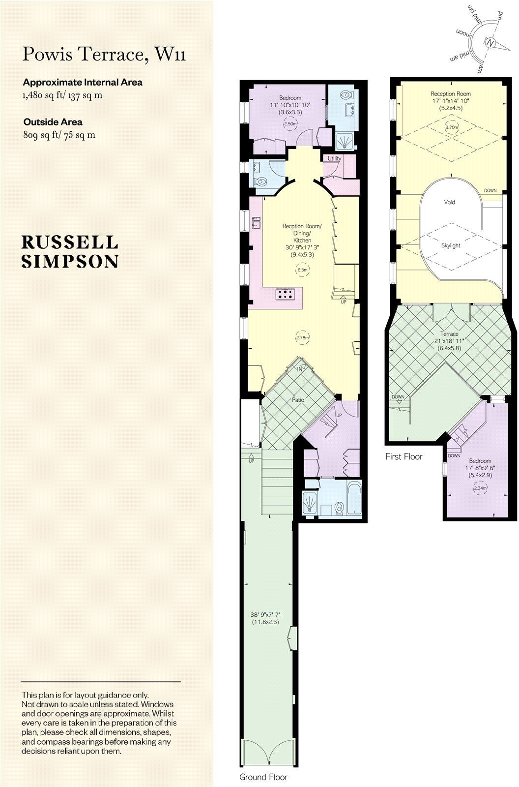 Powis Terrace, Notting Hill, London, W11 floorplan