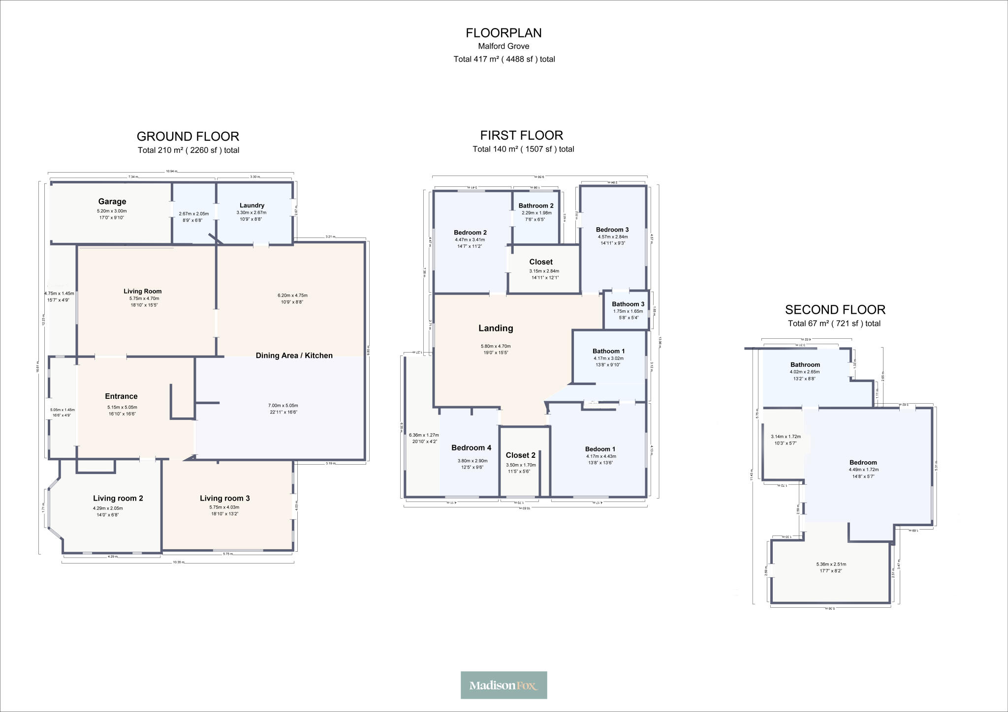 Malford Grove, South Woodford, E18 floorplan