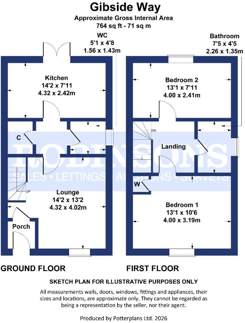 Gibside Way, Spennymoor floorplan