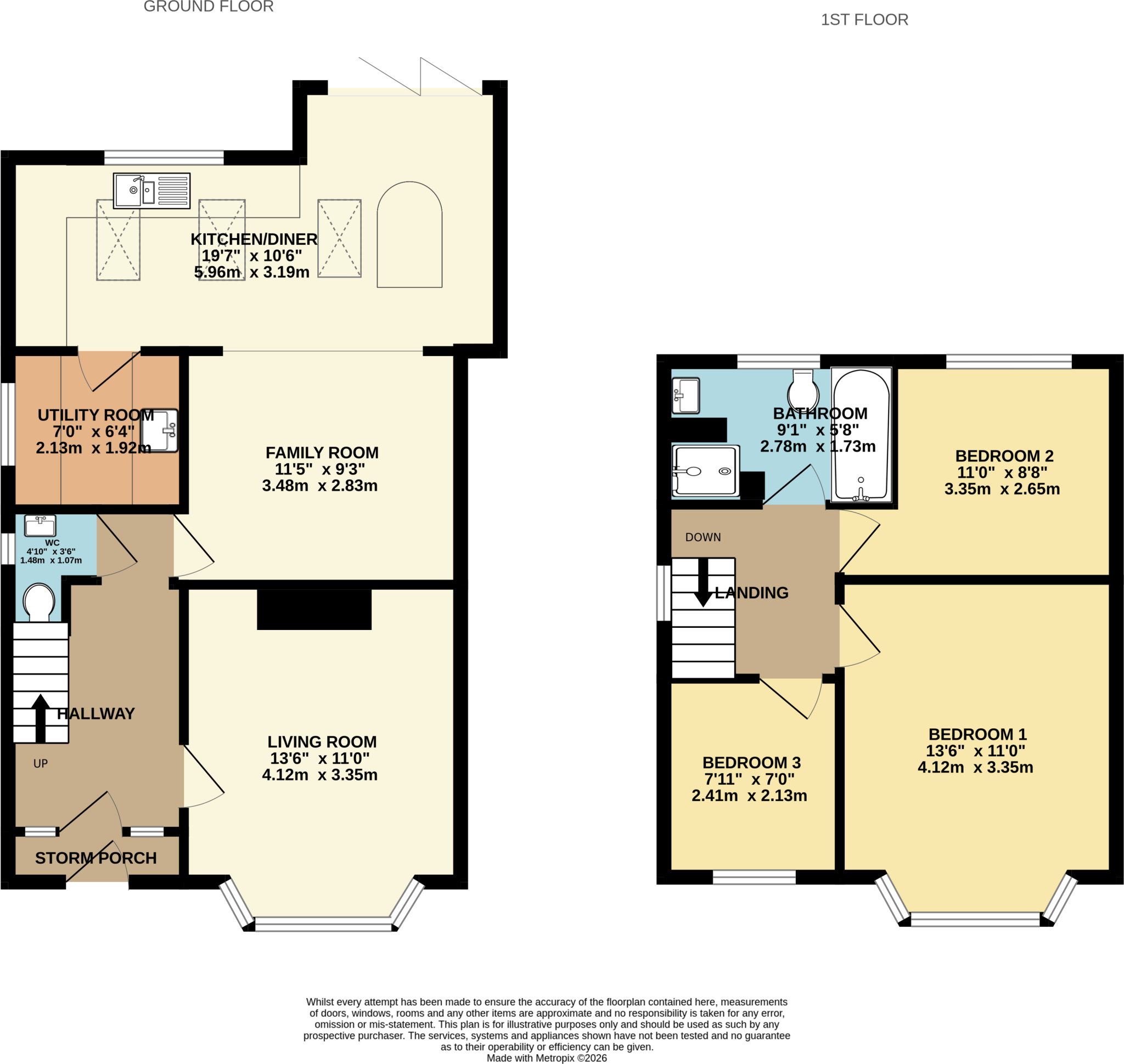 Maple Avenue, Audenshaw floorplan