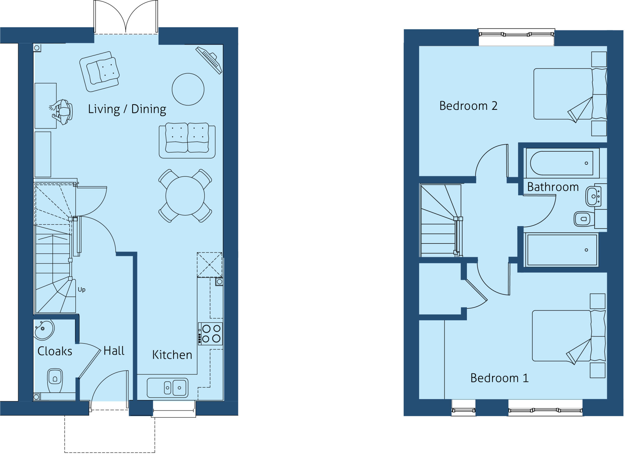 Abbeyford Vale, Crediton Road, Okehampton, Devon floorplan