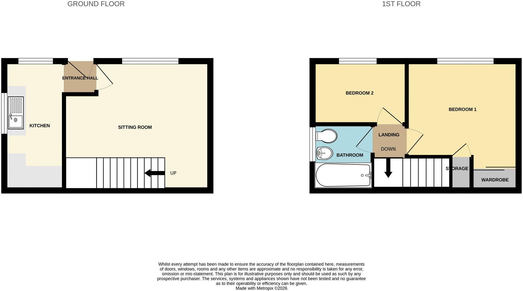 Wimborne Close, Taunton, TA1 floorplan