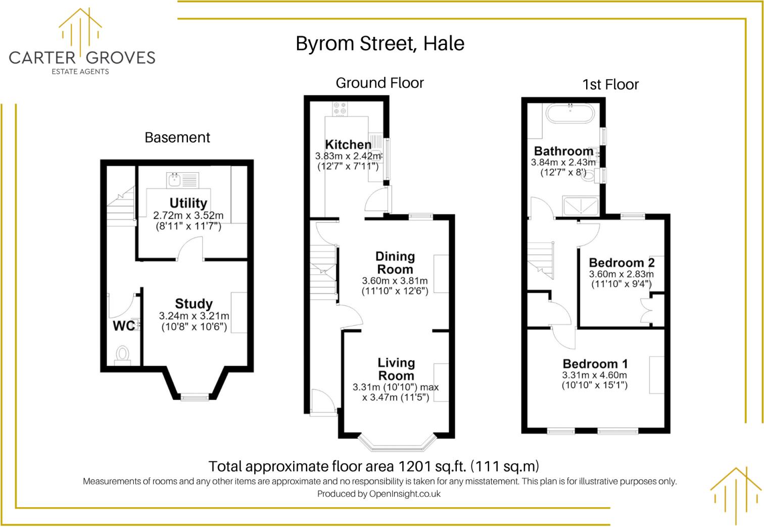 Byrom Street, Altrincham, Greater Manchester, WA14 floorplan
