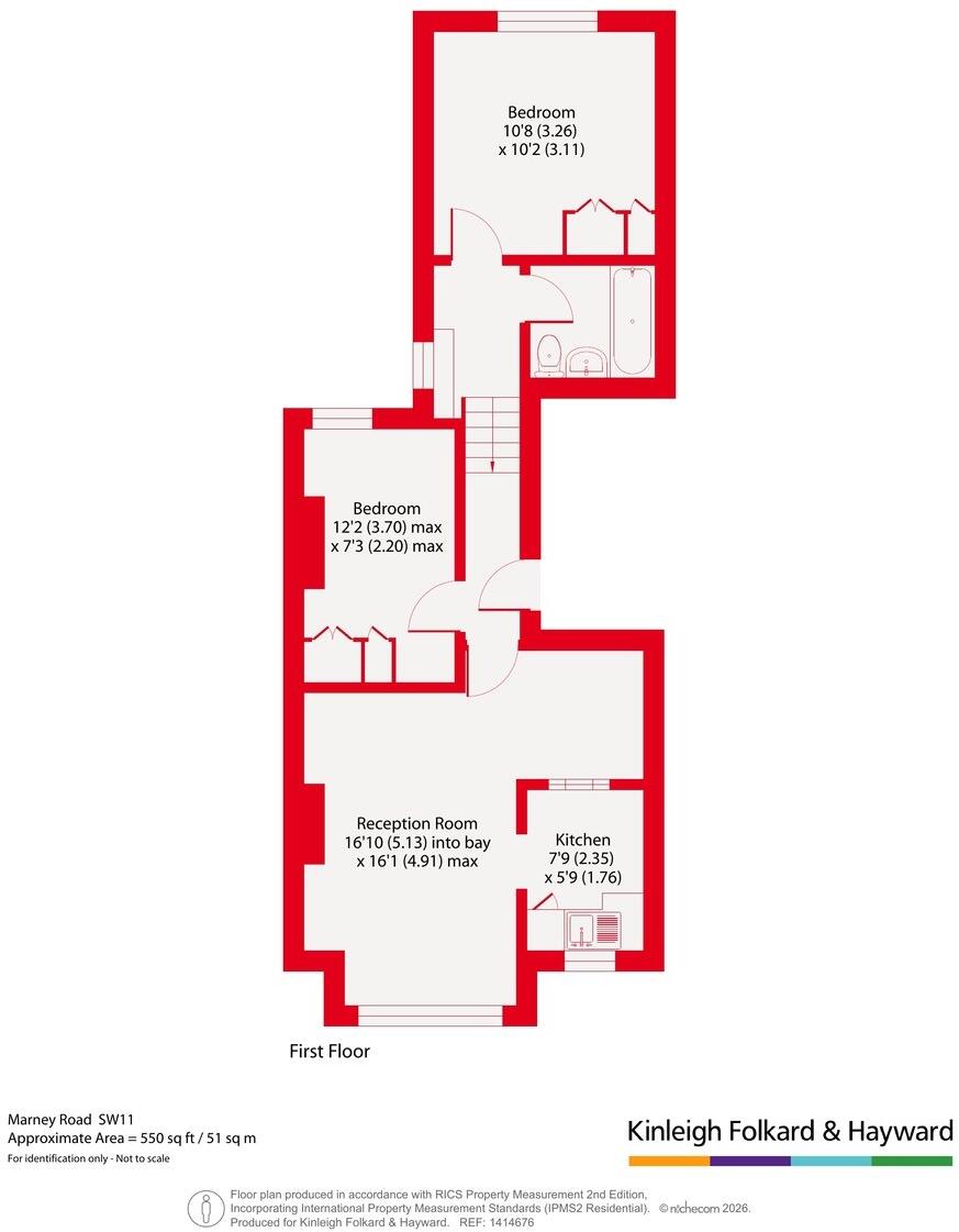 Marney Road, Battersea, London, SW11 floorplan