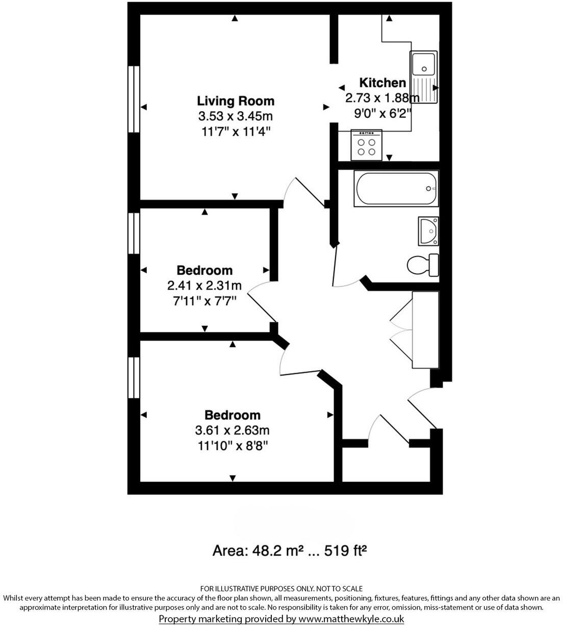 Station Road, Stewart Place Station Road, SG12 floorplan