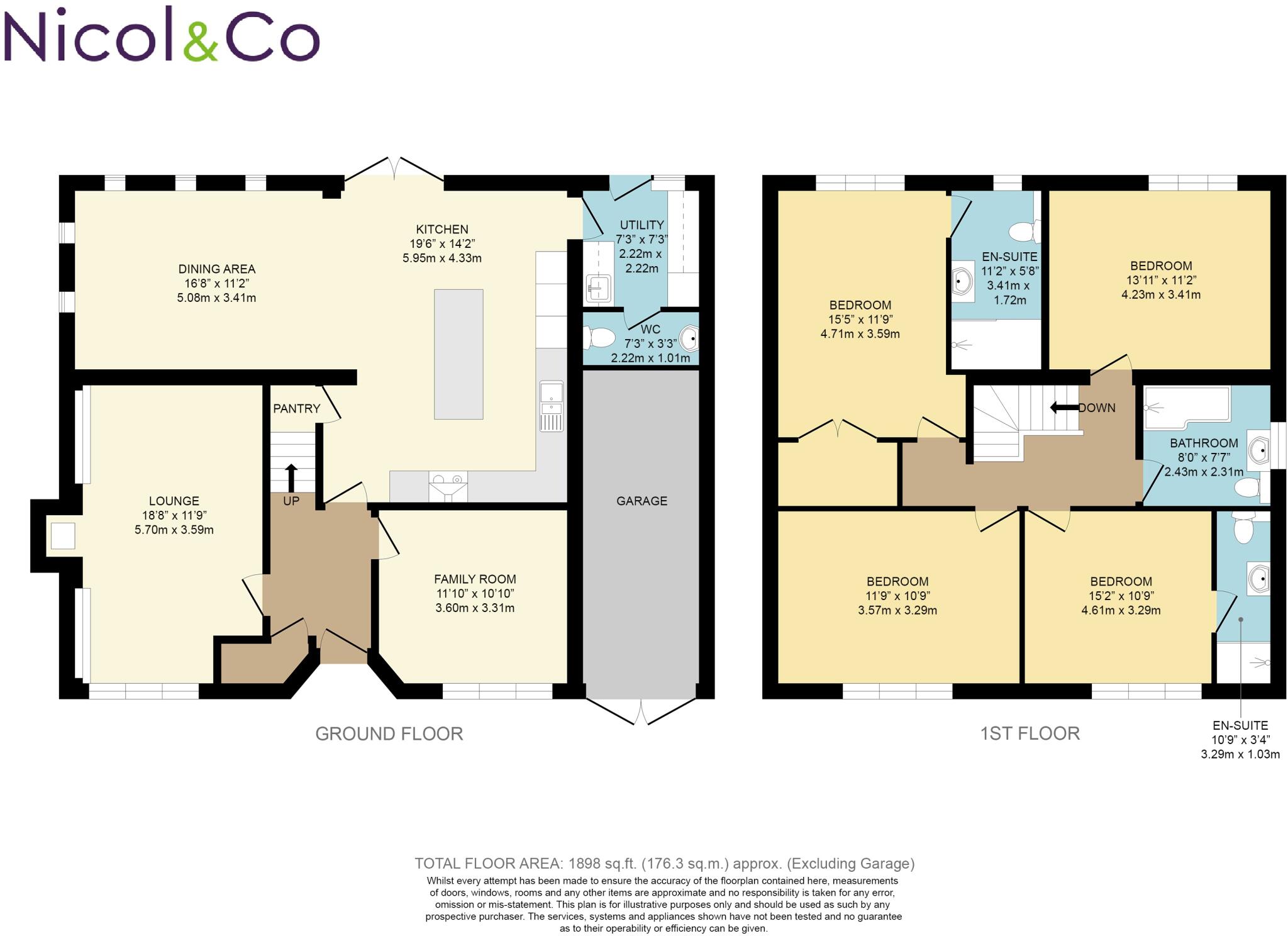 Green Lane, Bevere, Worcester, Worcestershire, WR3 floorplan