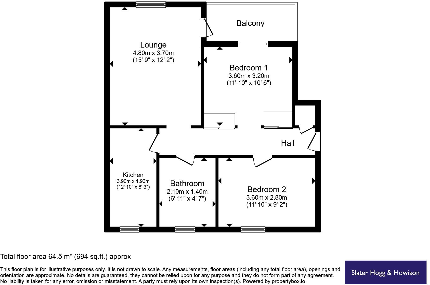 Bowfield Crescent, Penilee, Glasgow, G52 floorplan
