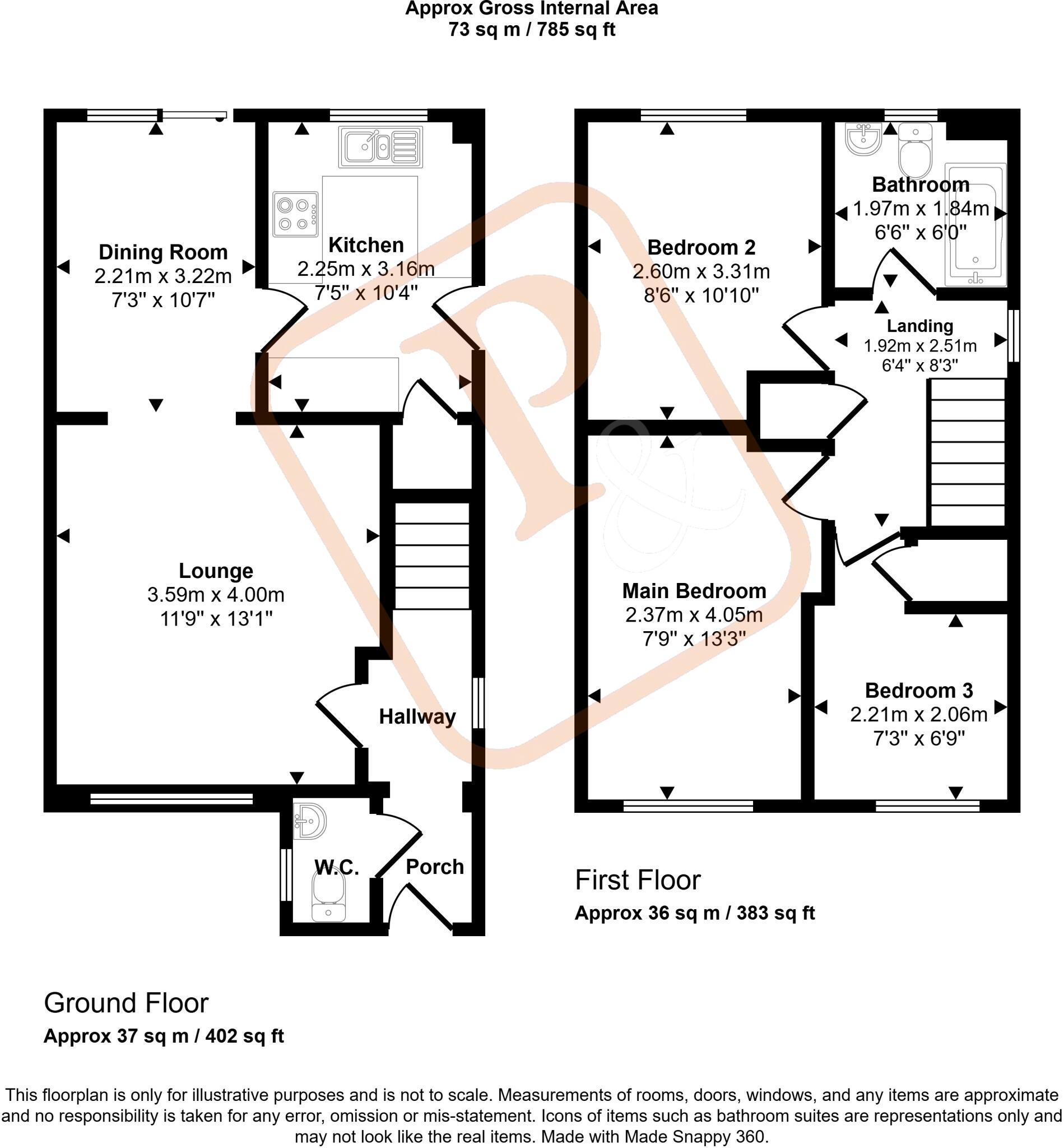 Peppercorn Close, Turner Rise, Colchester, Essex, CO4 floorplan