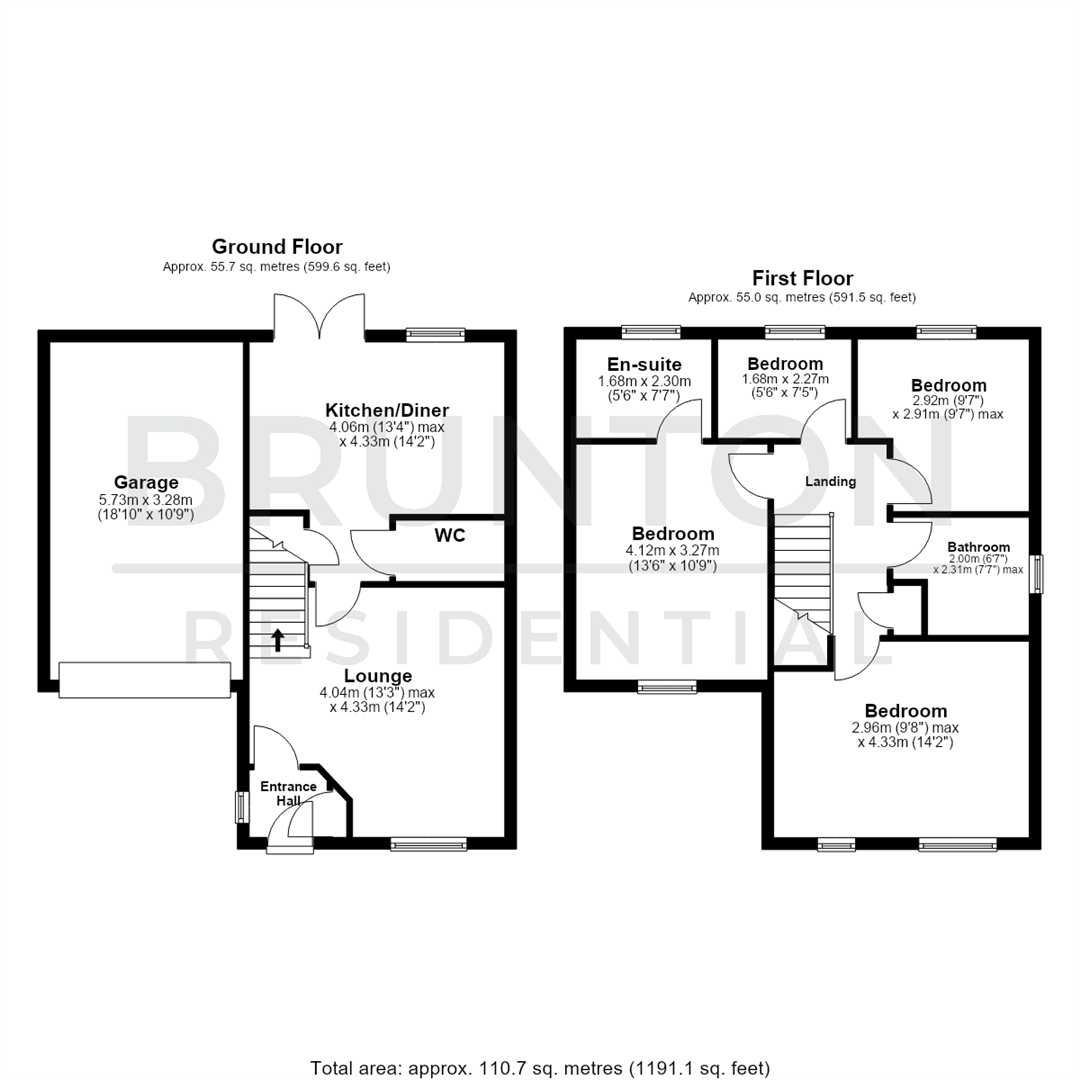 Hawk Chase, Kenton Bank Foot, NE13 floorplan