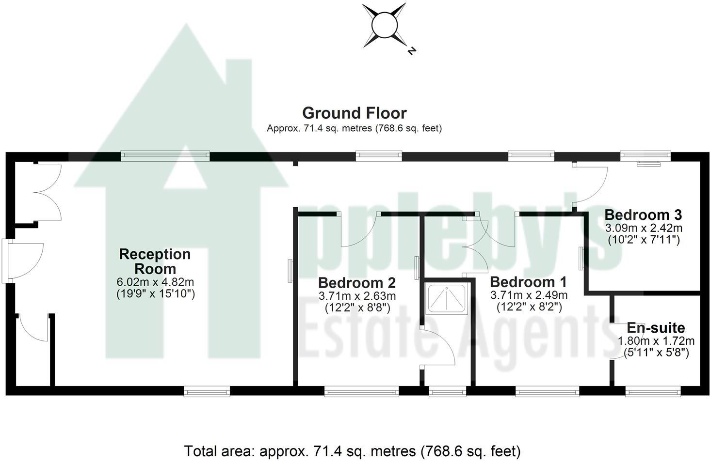 Denmark Road, Gloucester floorplan