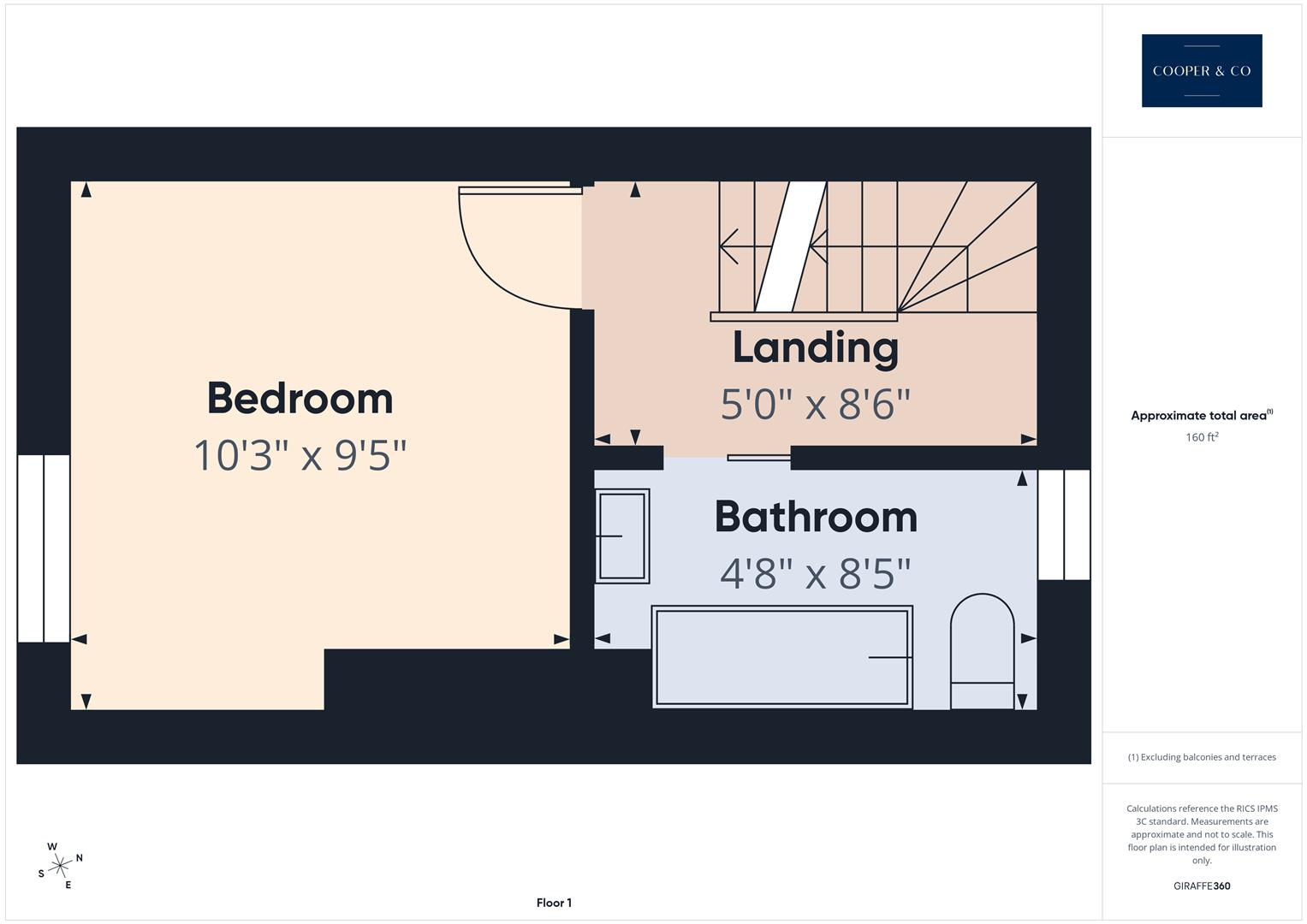 The Leys, Evesham floorplan