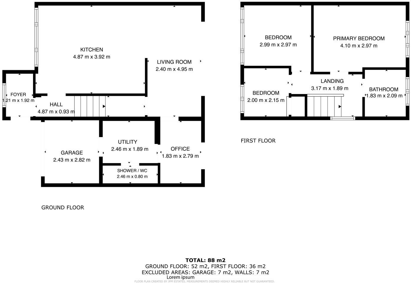 St. Mary Crescent, Deepcar, Sheffield floorplan