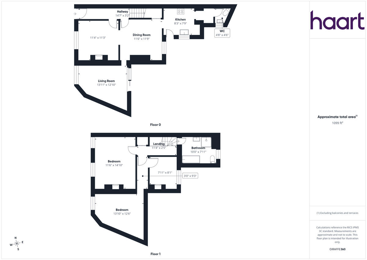 Caledonian Road, Milton Keynes floorplan