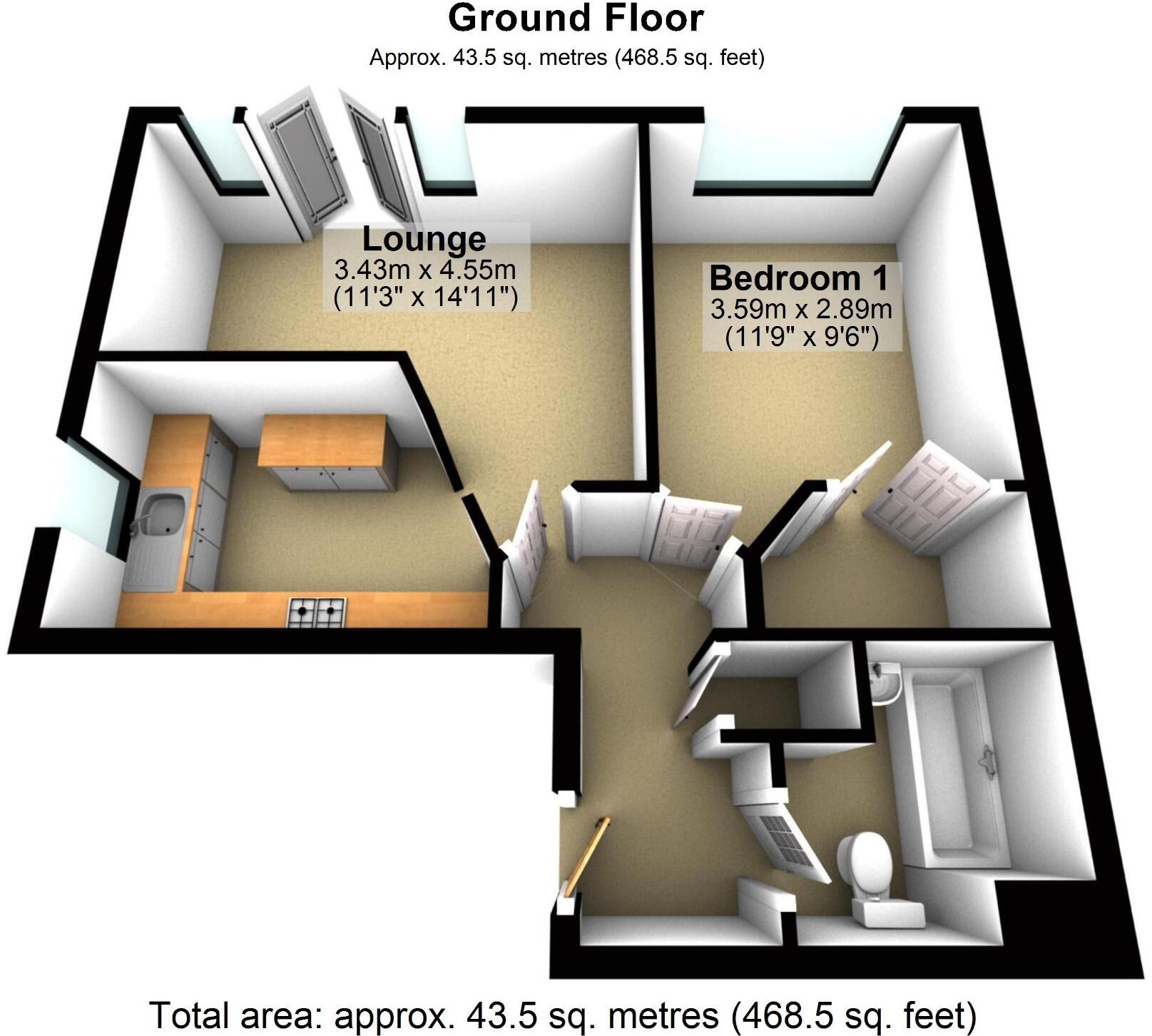 Manor Farm Road, Southampton floorplan